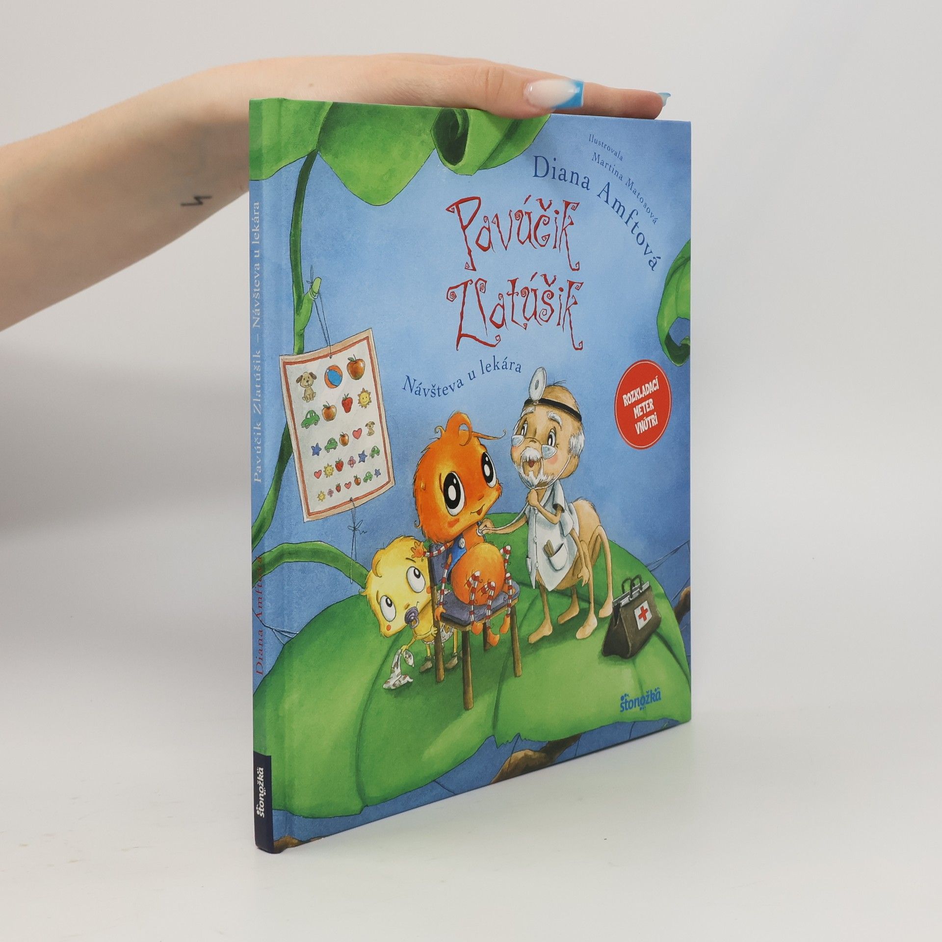 Pavúčik Zlatúšik - nášteva u lekára