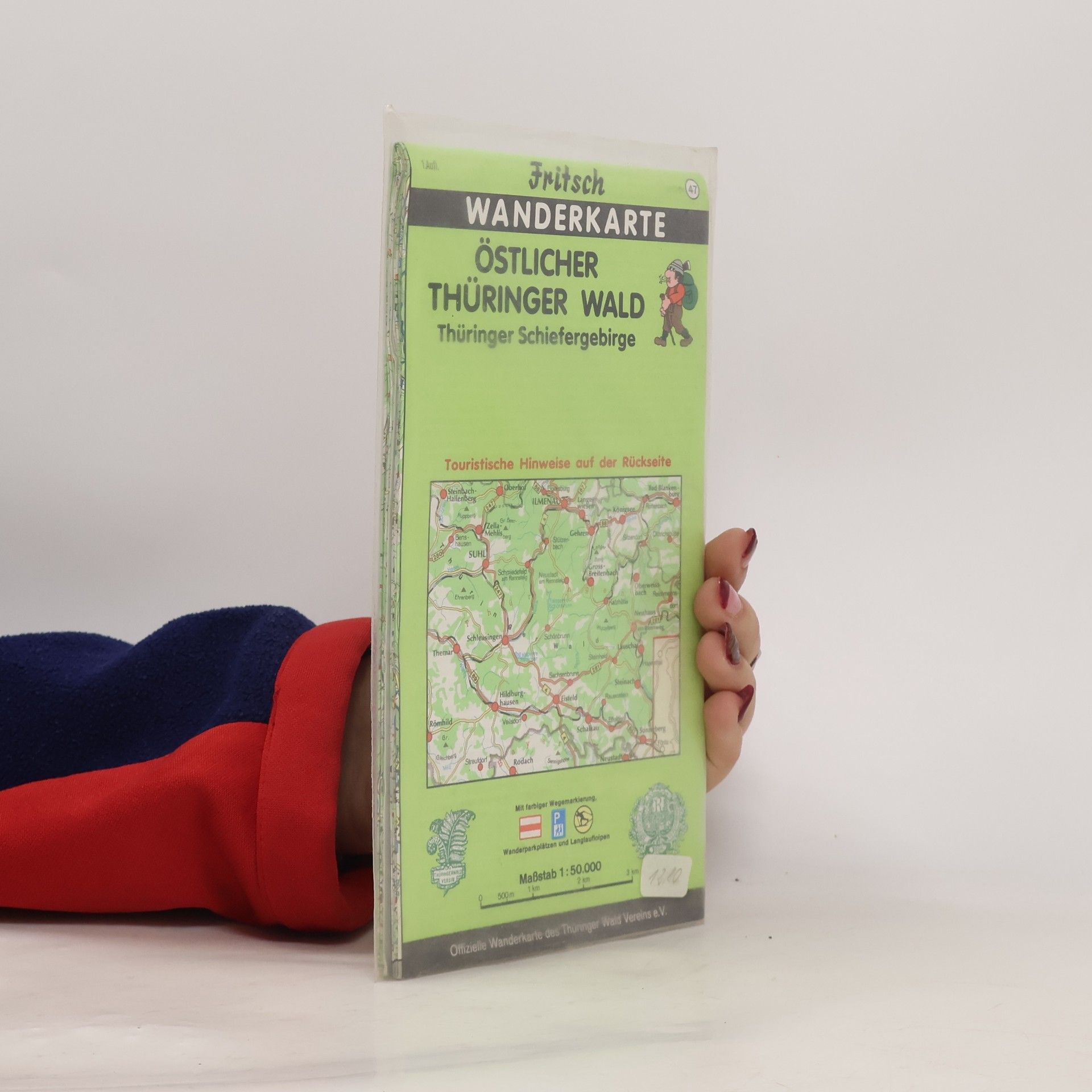 Fritsch Landkarten-Verlag Östlicher Thüringer Wald / Thüringer Schiefergebirge. Fritsch Wanderkarte - 1. Auflage