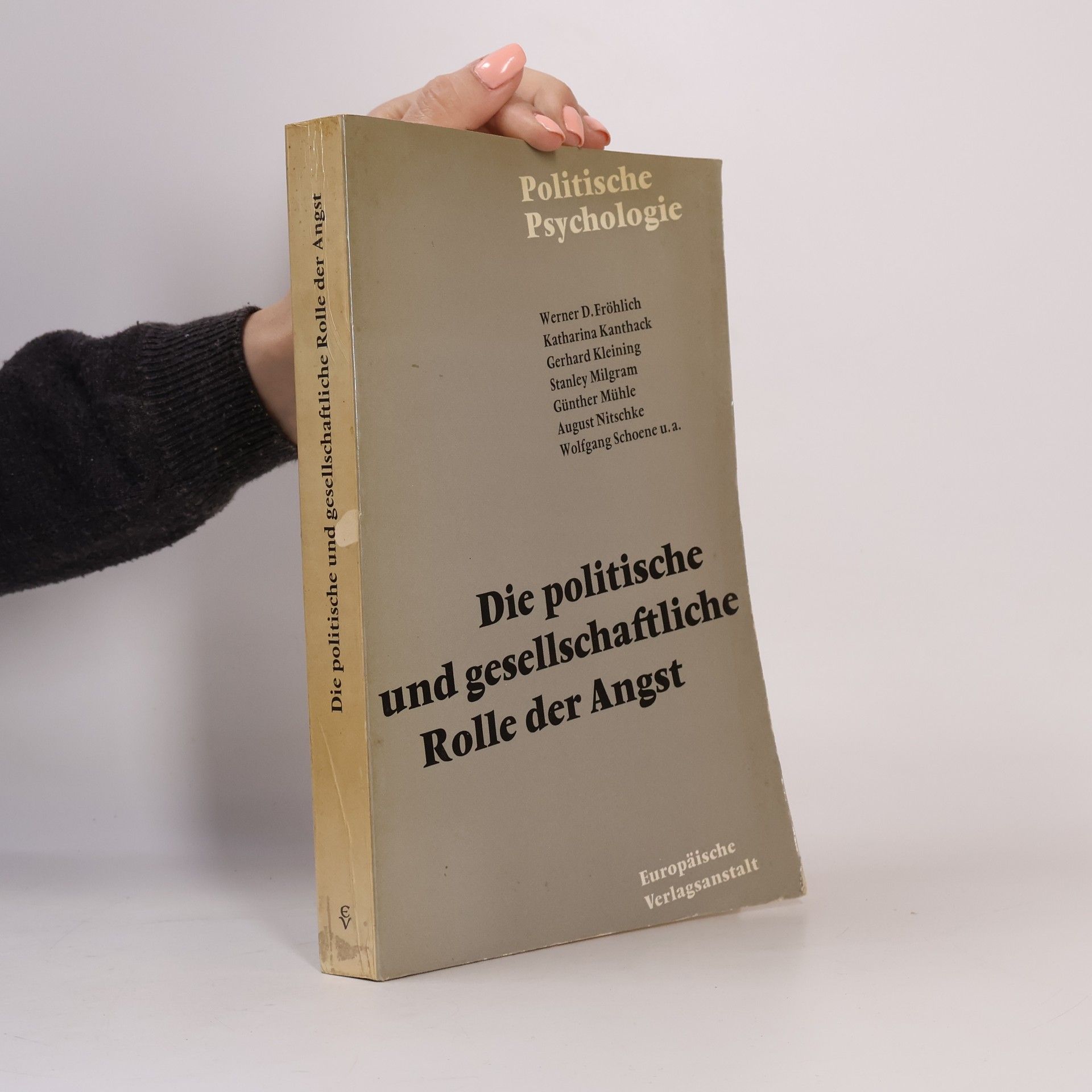 Collectif d'auteurs Die politische und gesellschaftliche Rolle der Angst