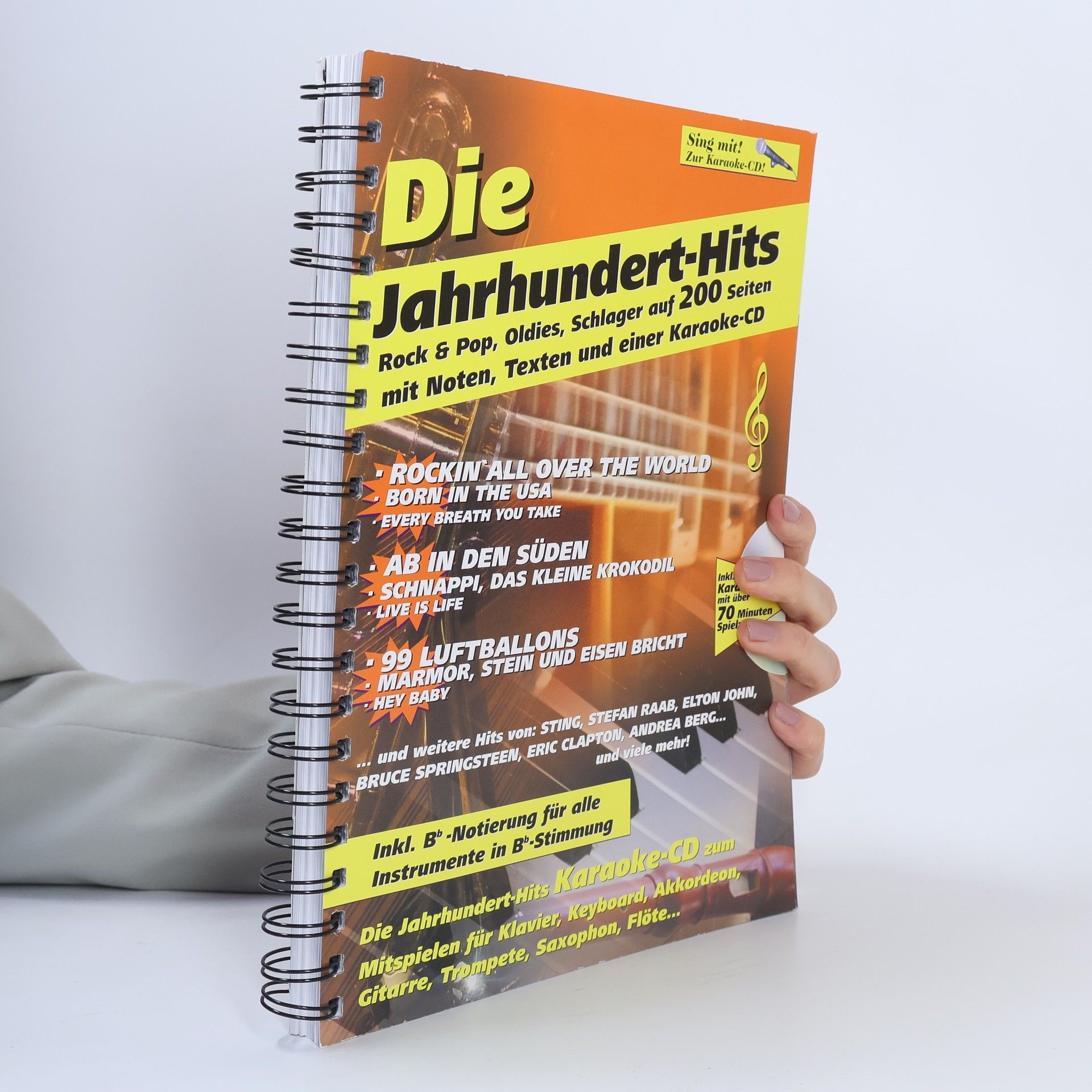 Die Jahrhundert-Hits – Rock & Pop, Oldies, Schlager, Volksmusik ... auf 200 Seiten – mit Noten, Texten