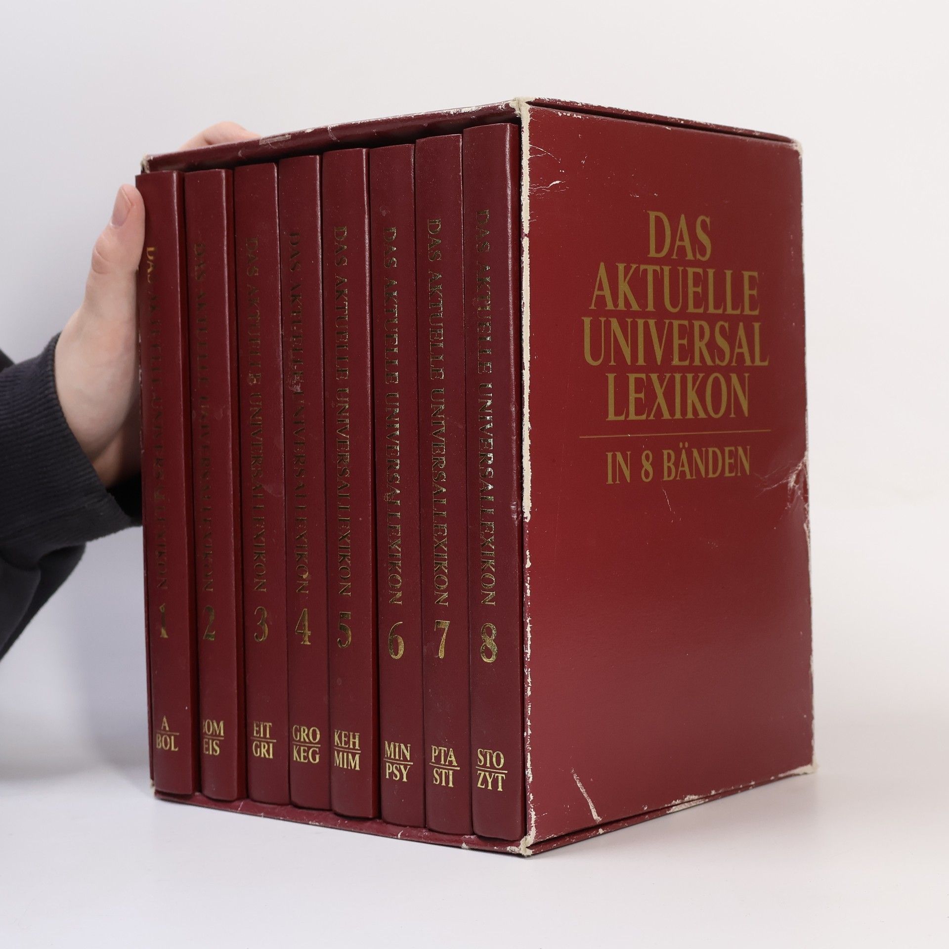 Various authors Das aktuelle universal Lexikon in 8 Bänden. 1-8