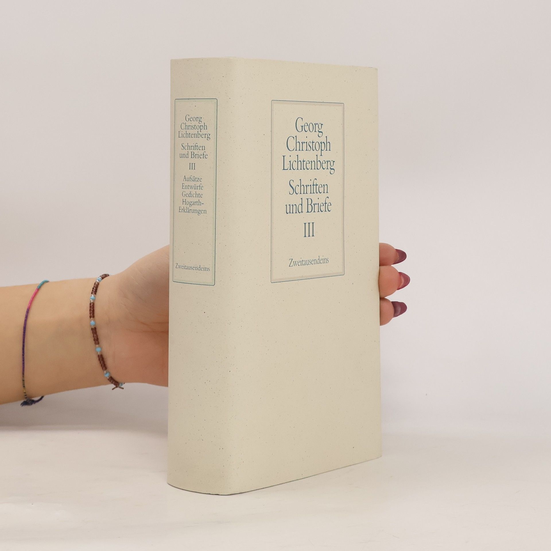 Georg Christoph Lichtenberg Schriften und Briefe III.