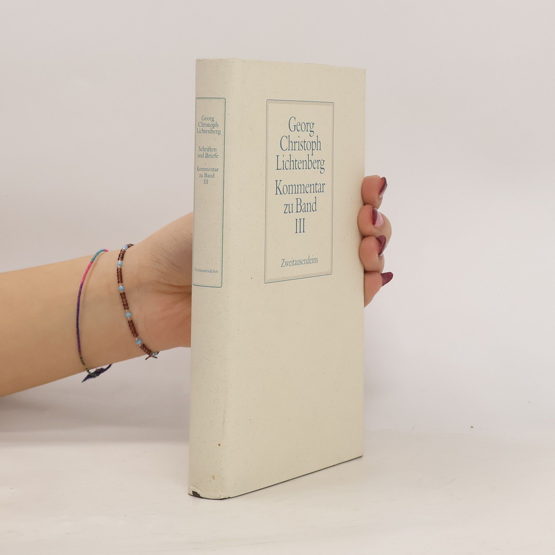 Georg Christoph Lichtenberg Schriften und Briefe III.
