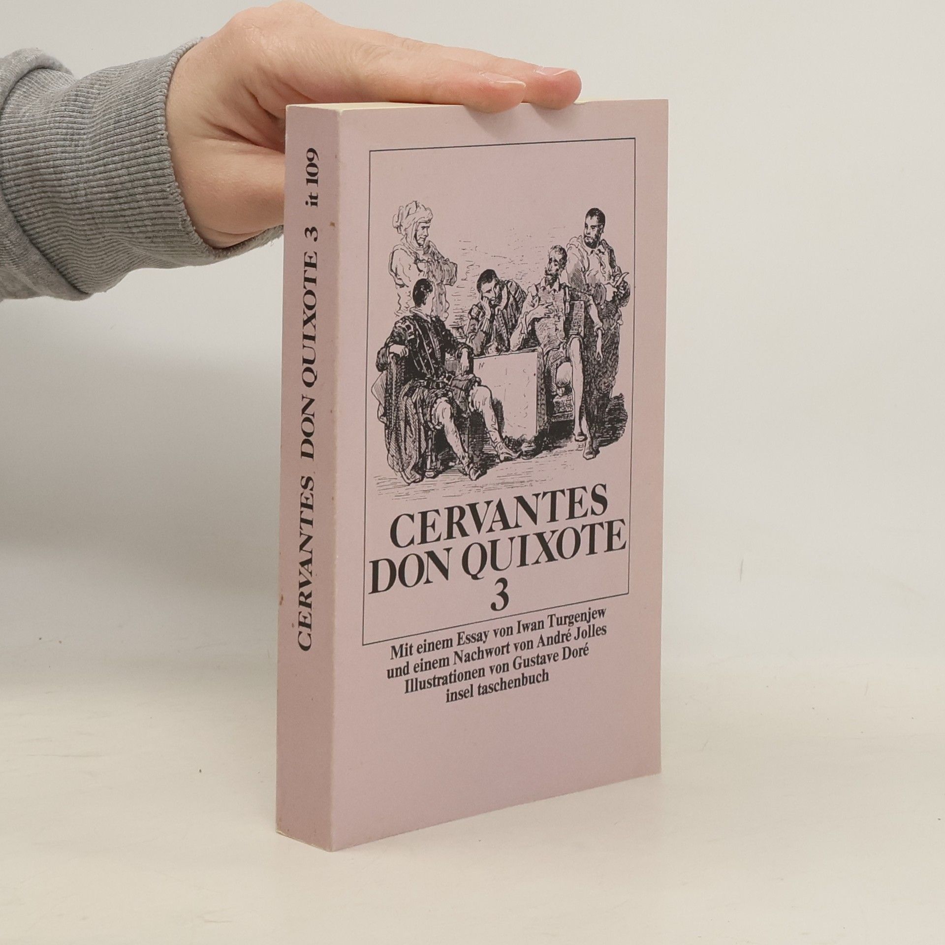 Miguel de Cervantes Der scharfsinnige Ritter Don Quixote von der Mancha, in 3 Bdn.