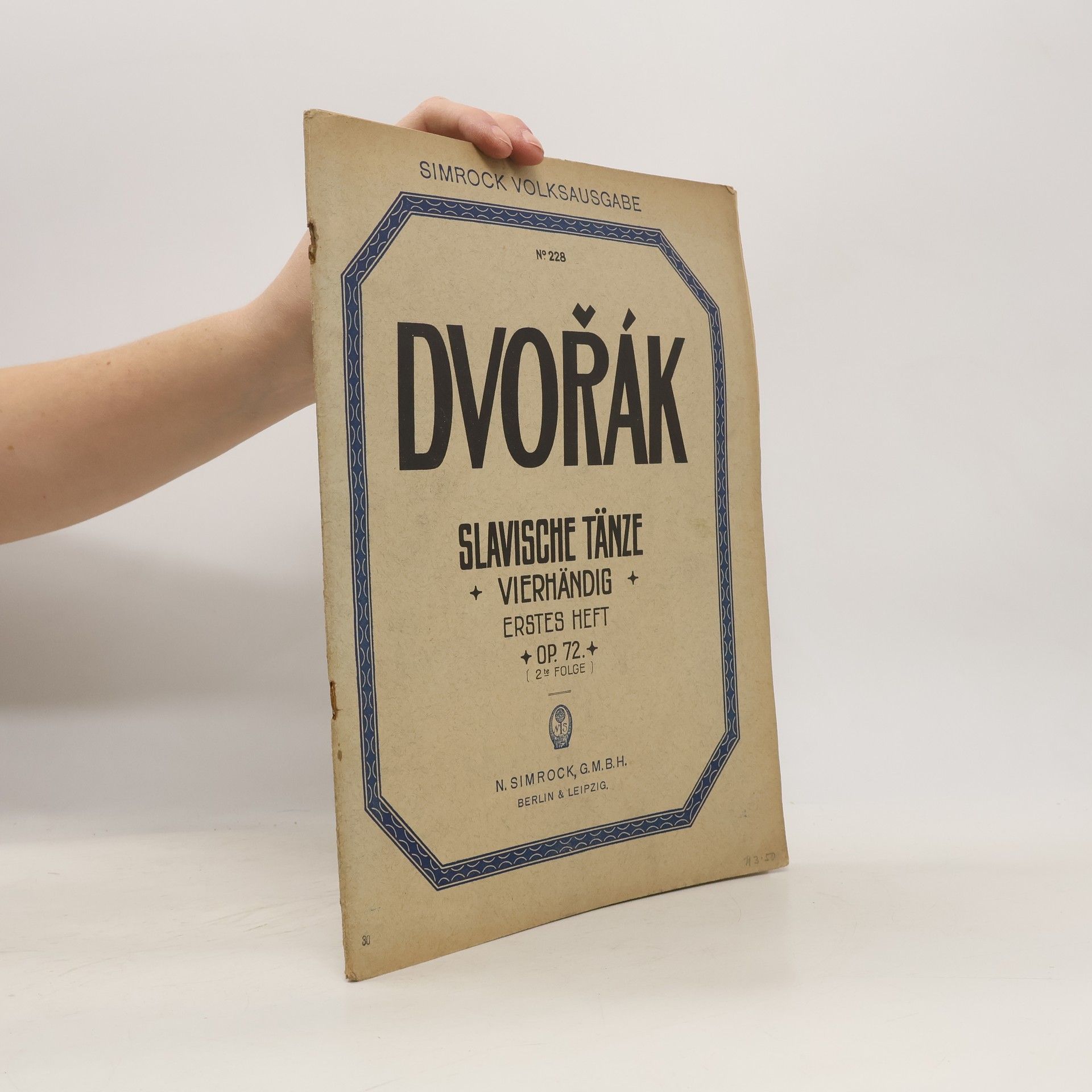 Antonín Dvořák Slavische Tänze op. 72
