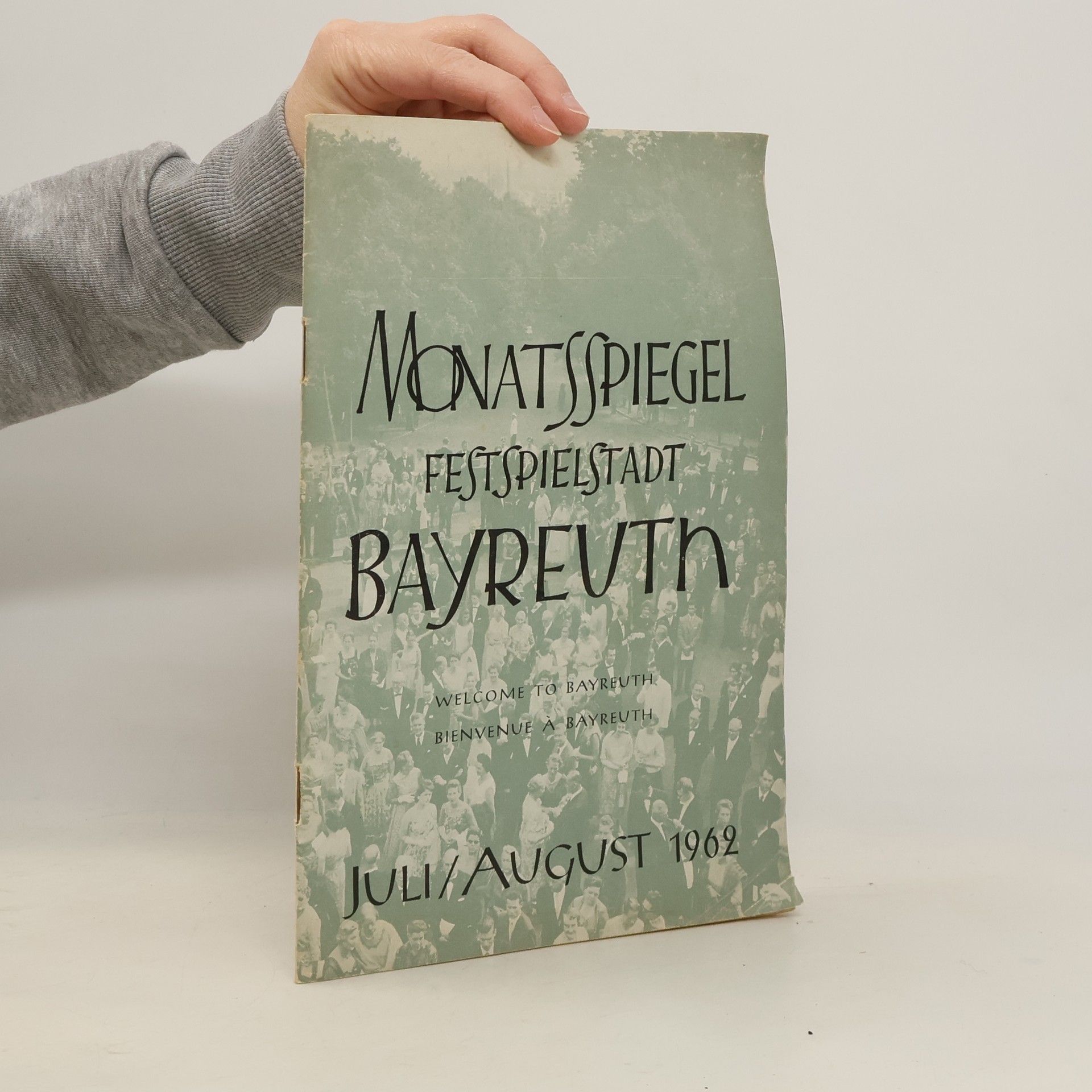 Various authors Monatsspiegel Festspielstadt Bayreuth. Juli/August 1962