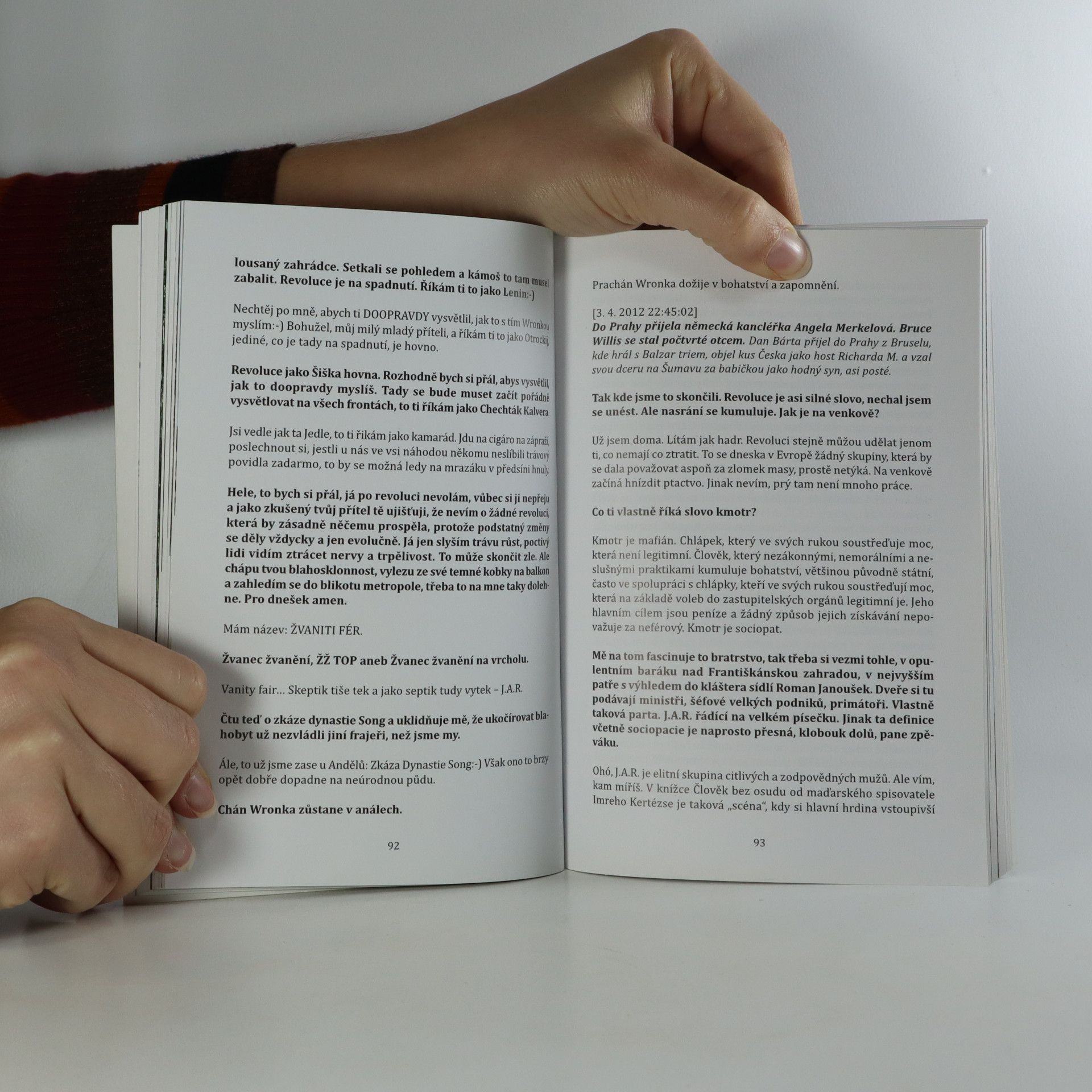 Dan Bárta Žvaniti fér. Sebraná korespondence