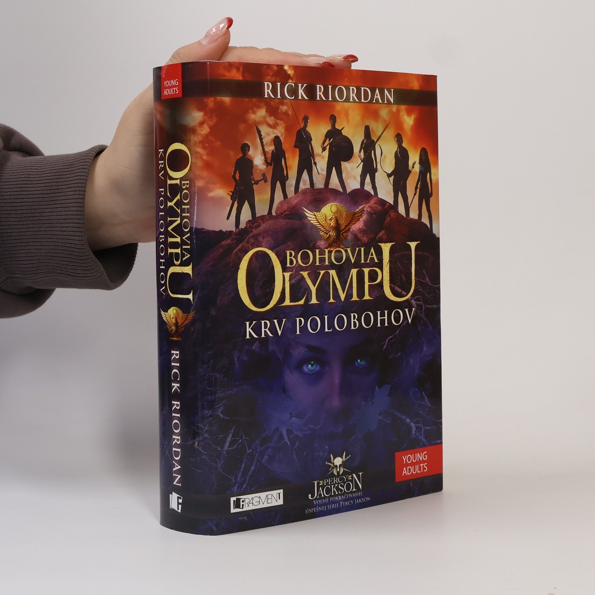 Rick Riordan Krv polobohov. Bohovia Olympu 5