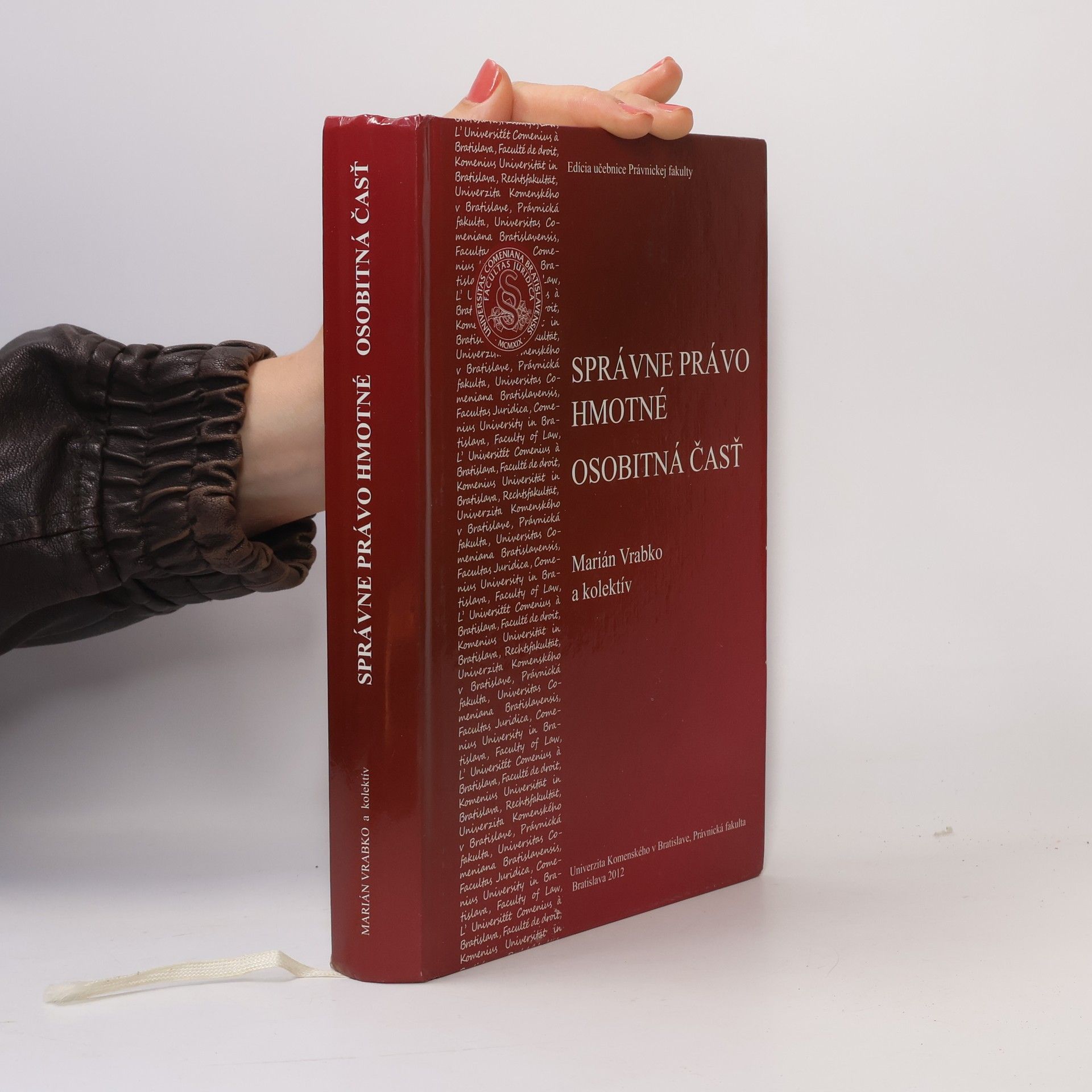 Marián Vrabko Správne právo hmotné : osobitná časť