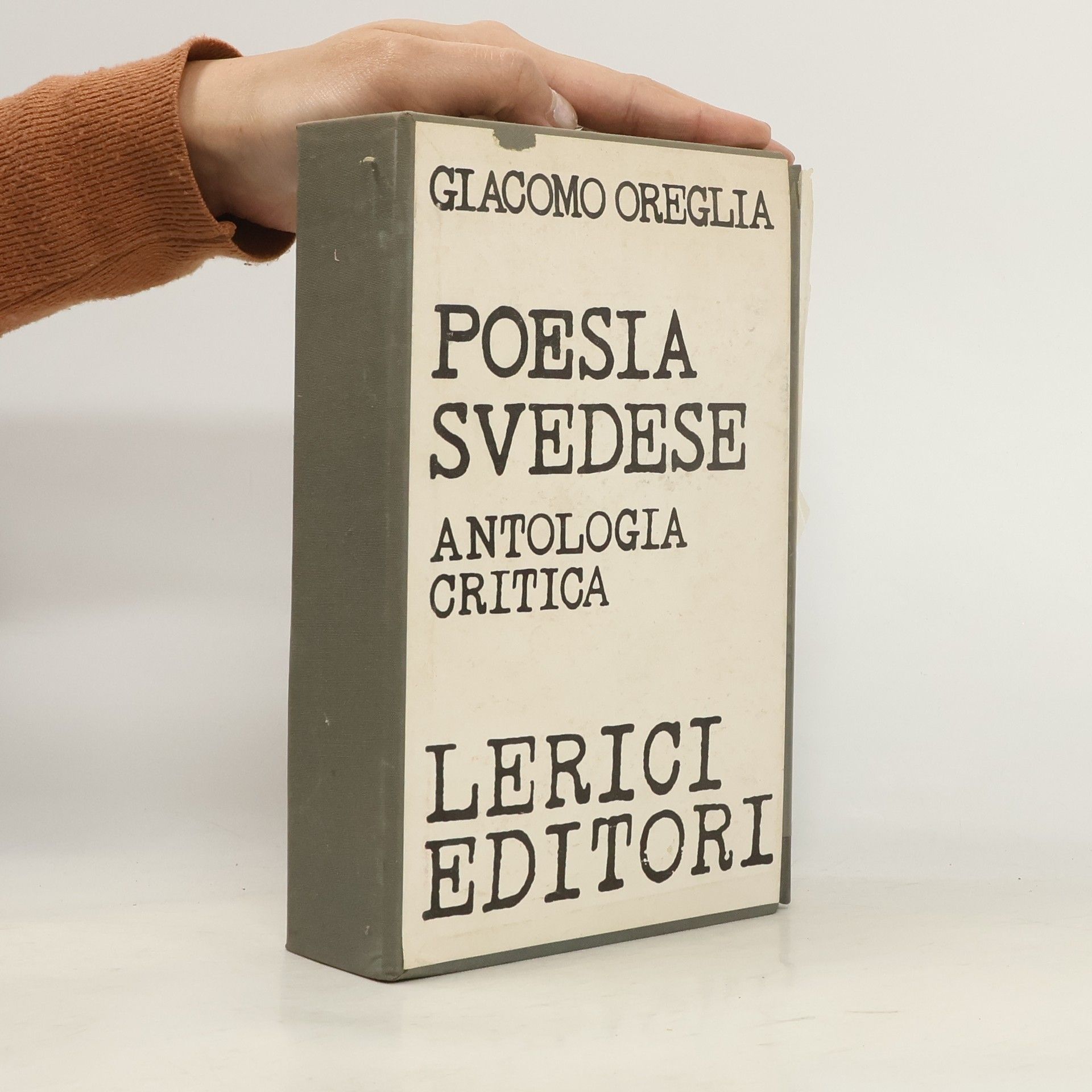 Giacomo Oreglia Poesia svedese: Antologia critica
