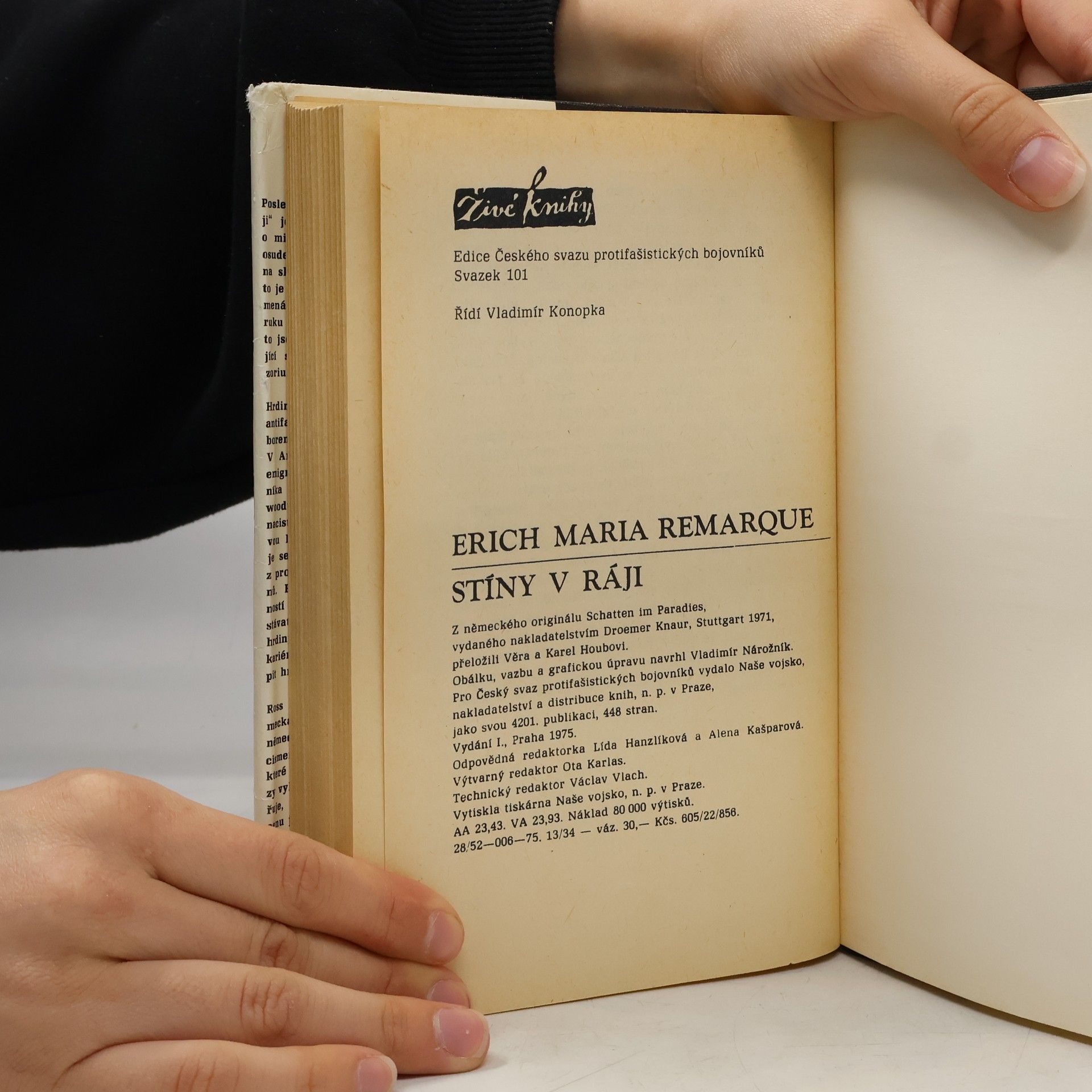 Erich Maria Remarque Stíny v ráji