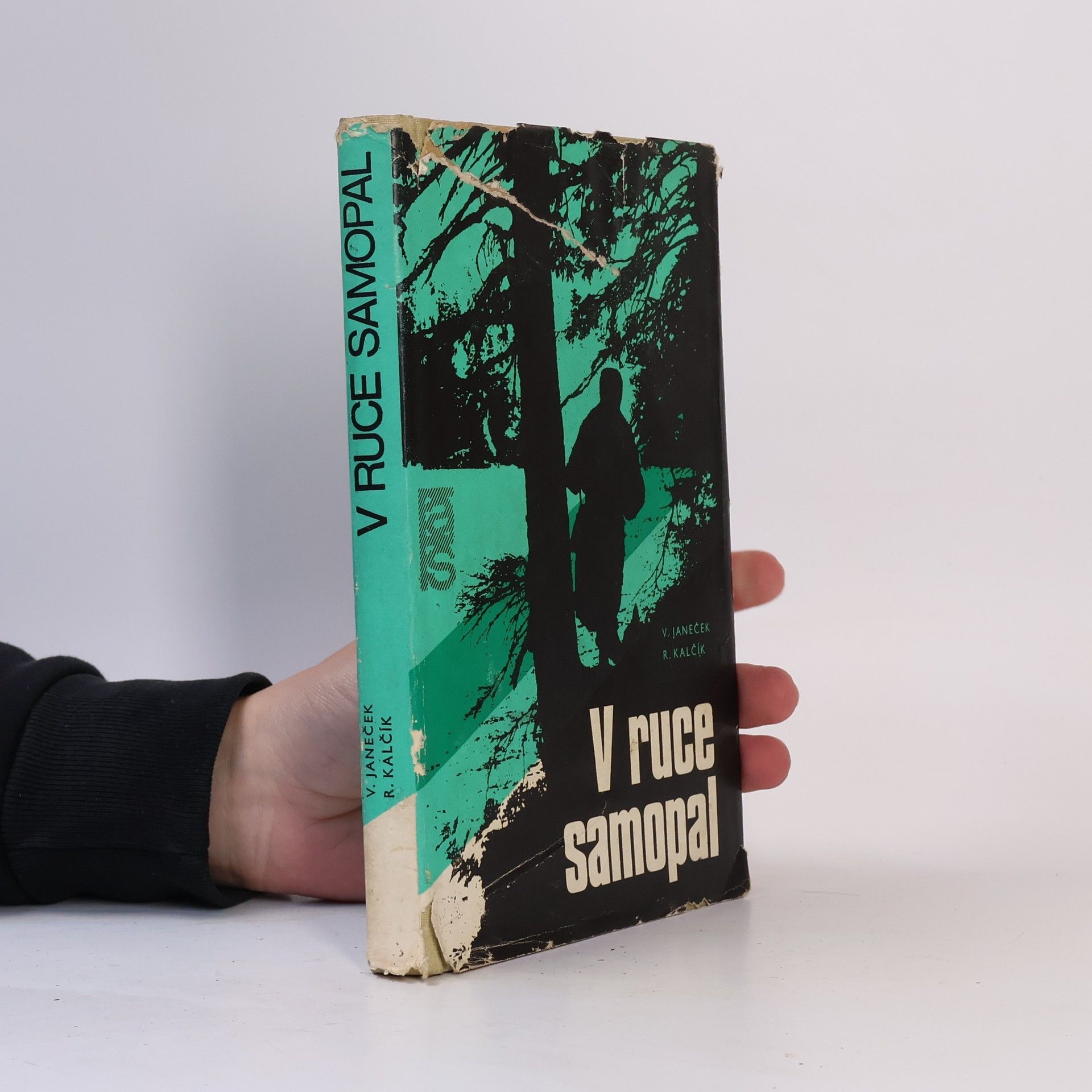 Václav Janeček V ruce samopal