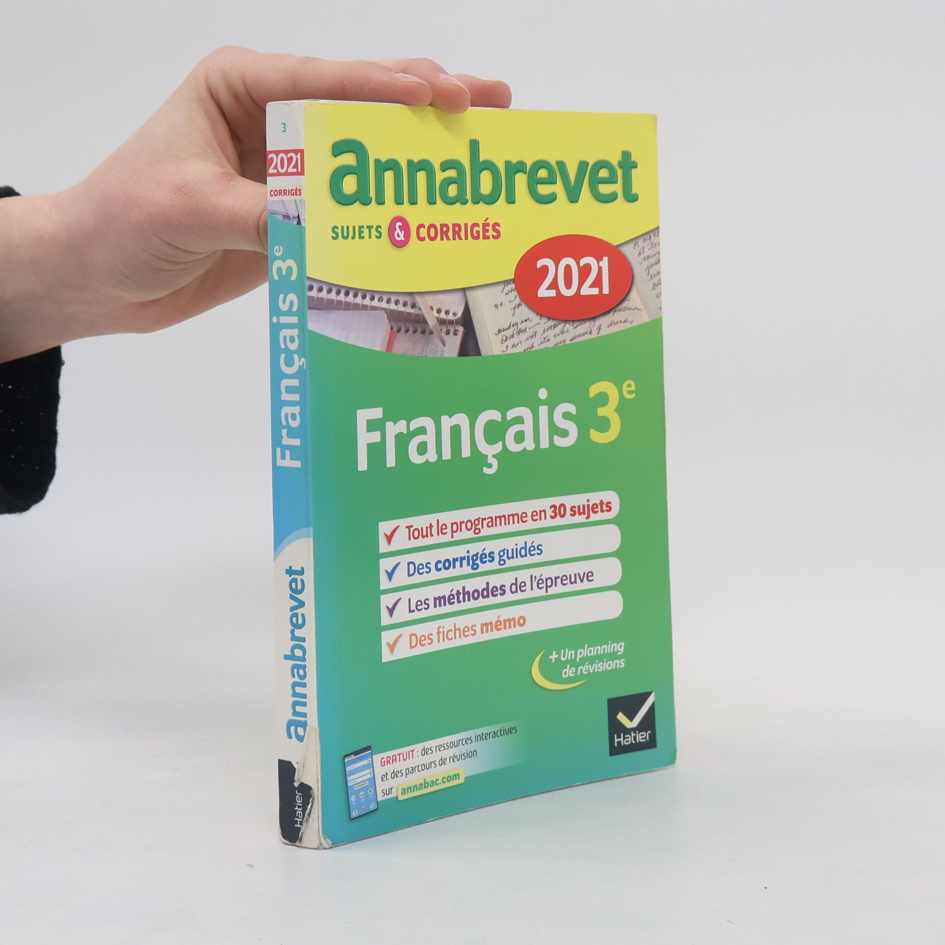 Louise Taquechel Annales du brevet Annabrevet 2021 Français 3e