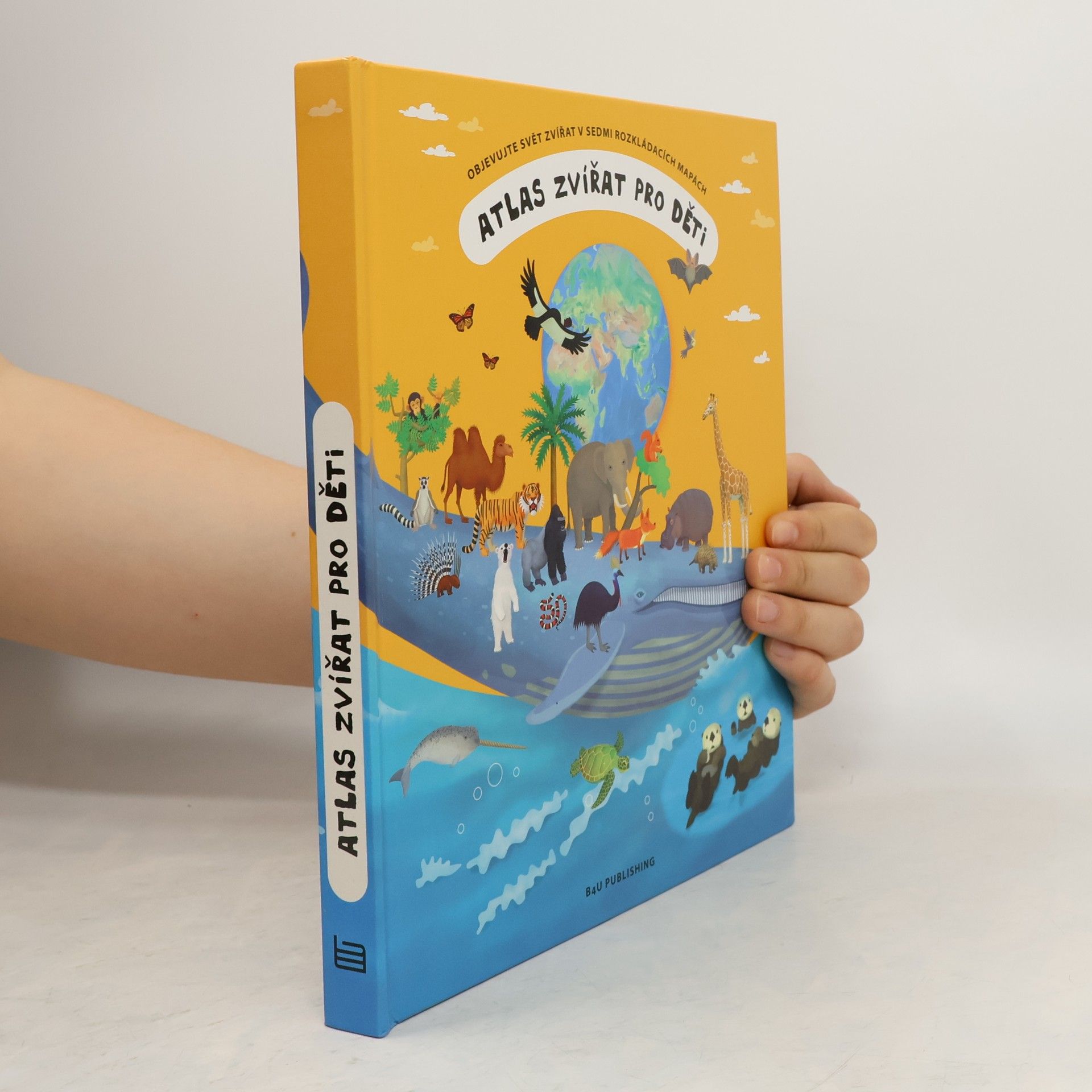 Tomáš Tůma Atlas zvířat pro děti : objevujte svět zvířat v sedmi rozkládacích mapách