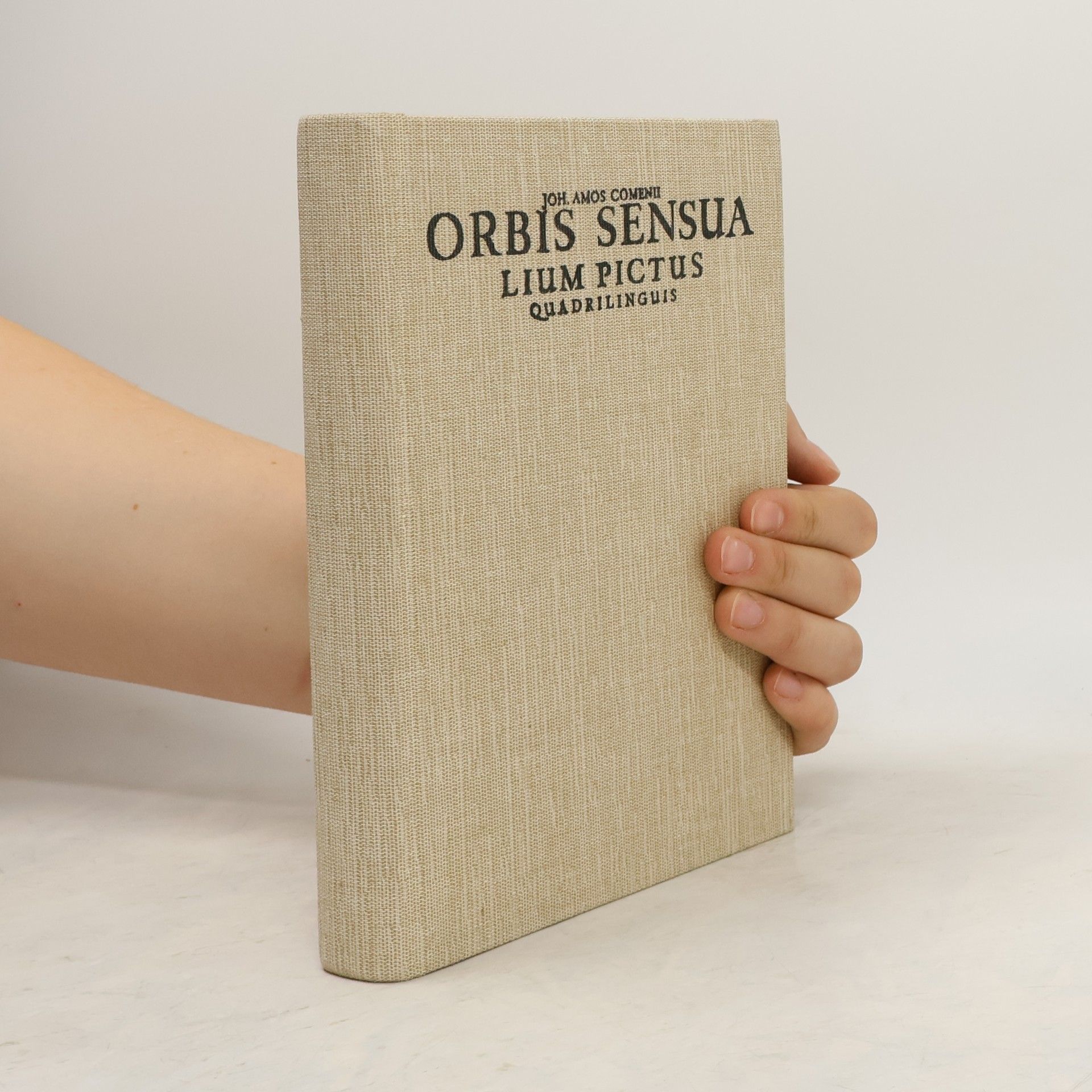 Jan Amos Komenský Orbis Sensua-Lium Pictus Quadrilinguis