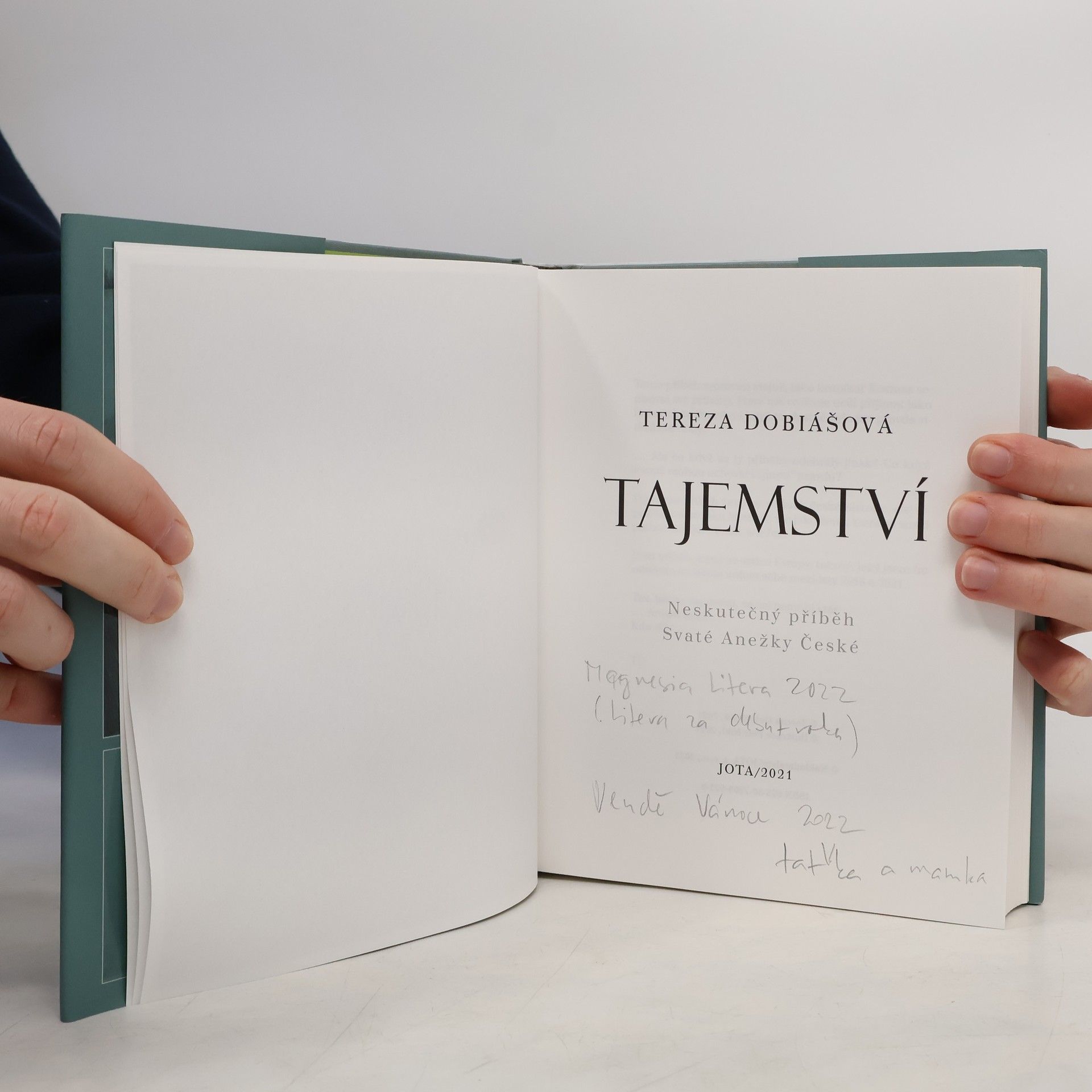 Tereza Dobiášová Tajemství. Neskutečný příběh svaté Anežky České