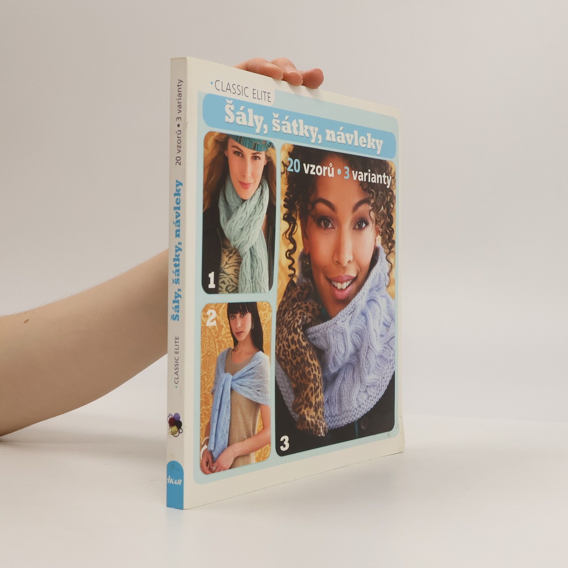 Helena Moravcová Šály, šátky, návleky