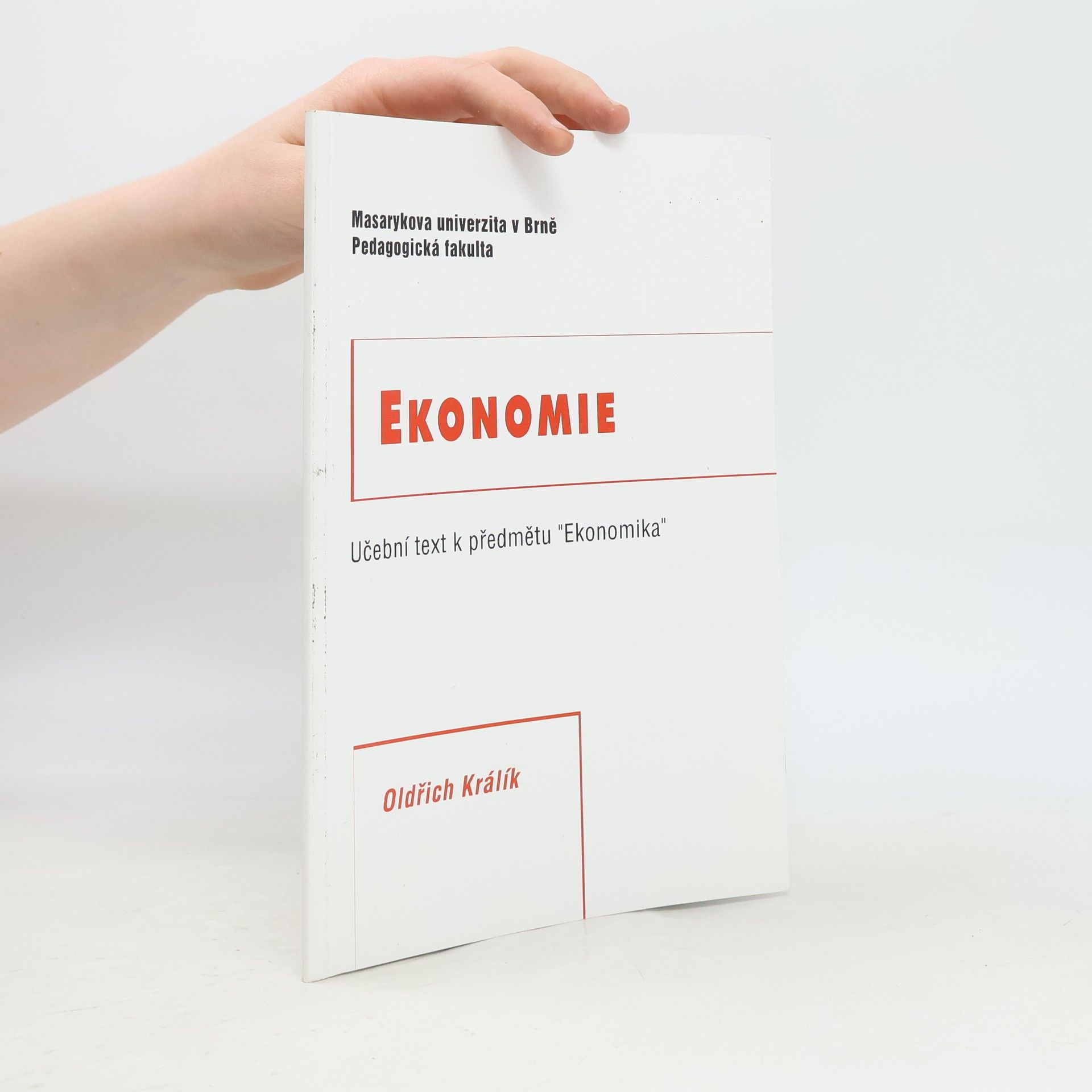 Oldřich Králík Ekonomie