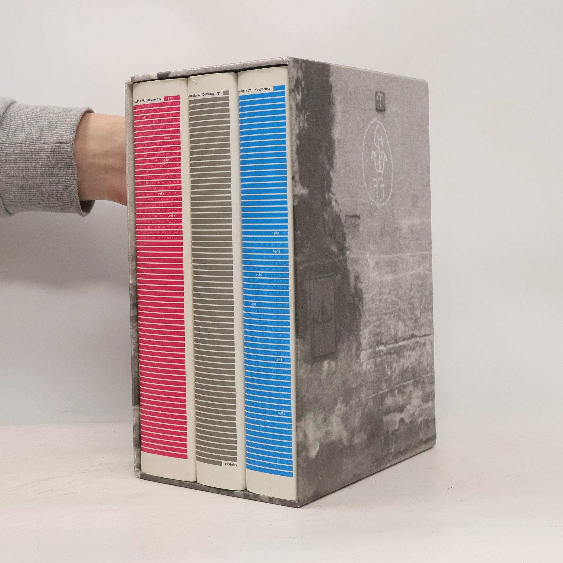 Blanka Císařovská Charta 77 : dokumenty 1977-1983 , 1984-1989 + Přílohy (3 svazky v boxu, komplet)