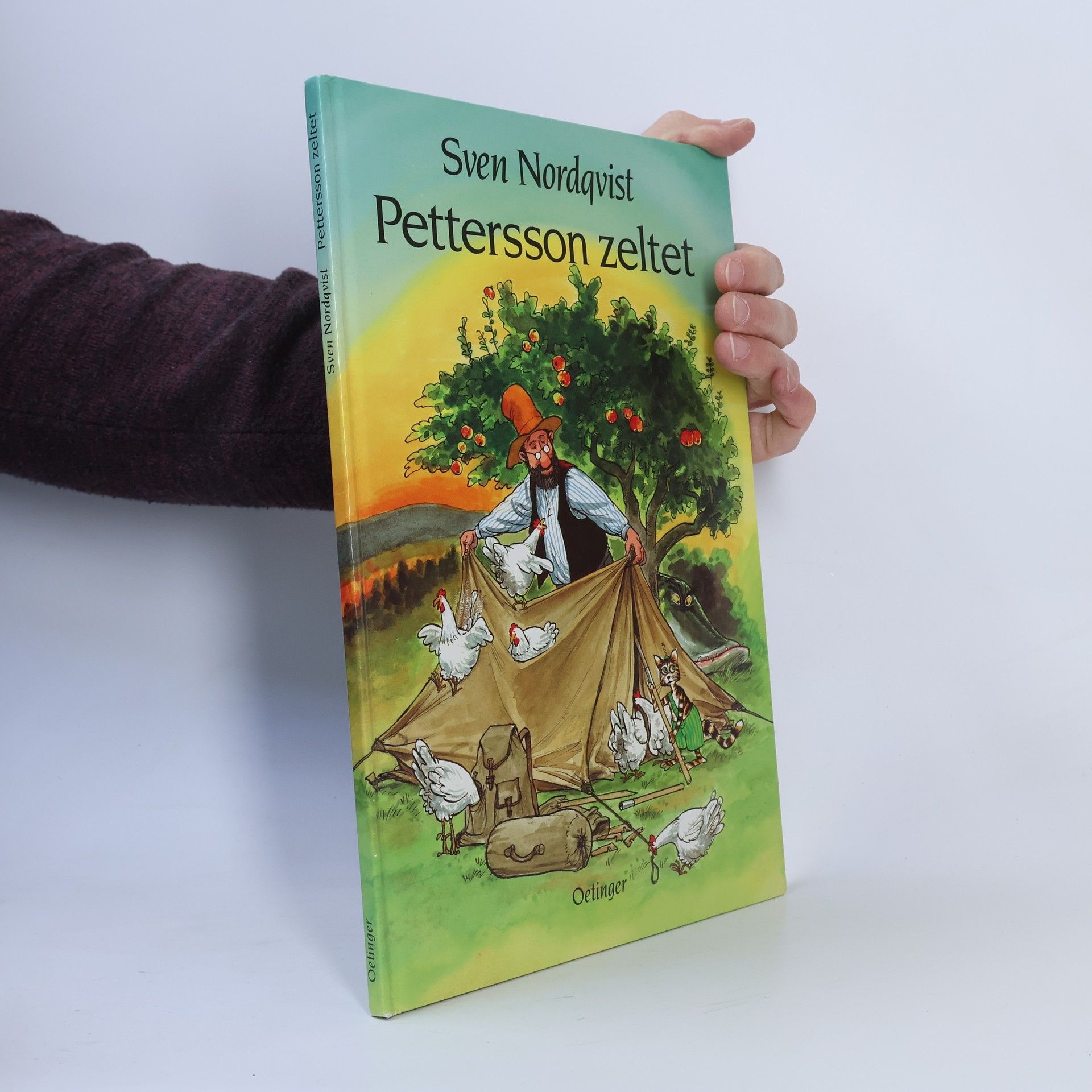 Sven Nordqvist Pettersson zeltet