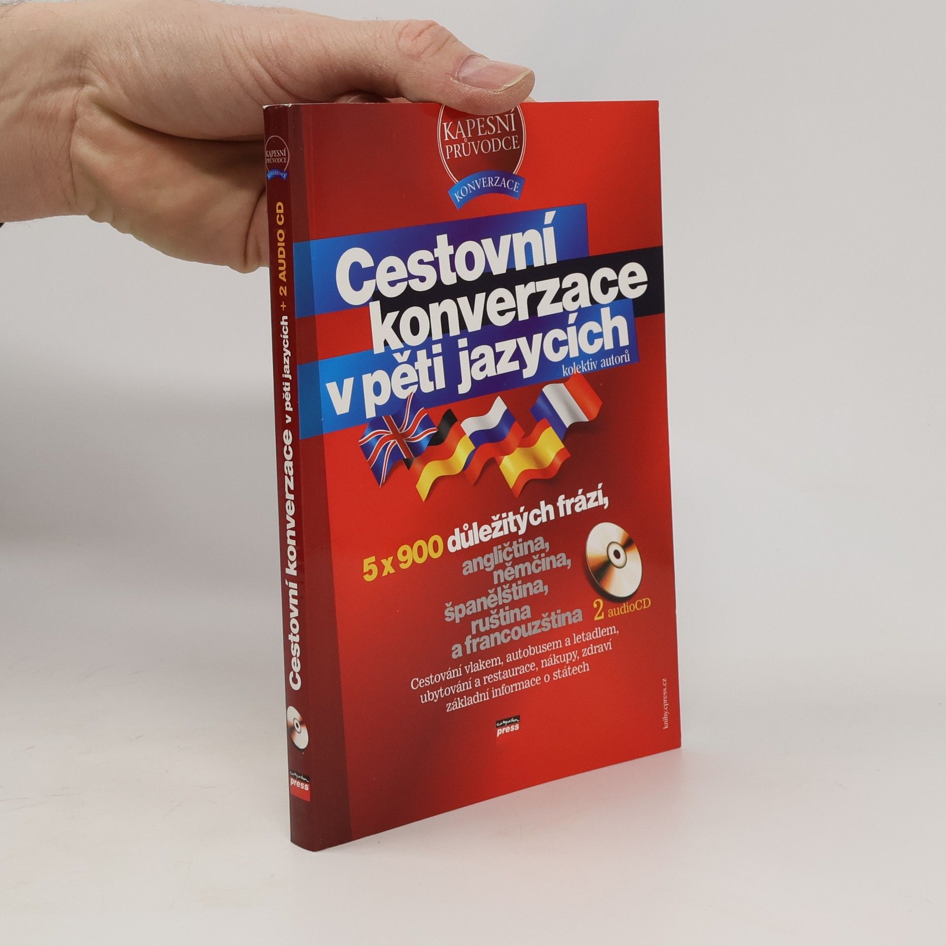 Various authors Cestovní konverzace v pěti jazycích : [angličtina, němčina, španělština, ruština a francouzština]