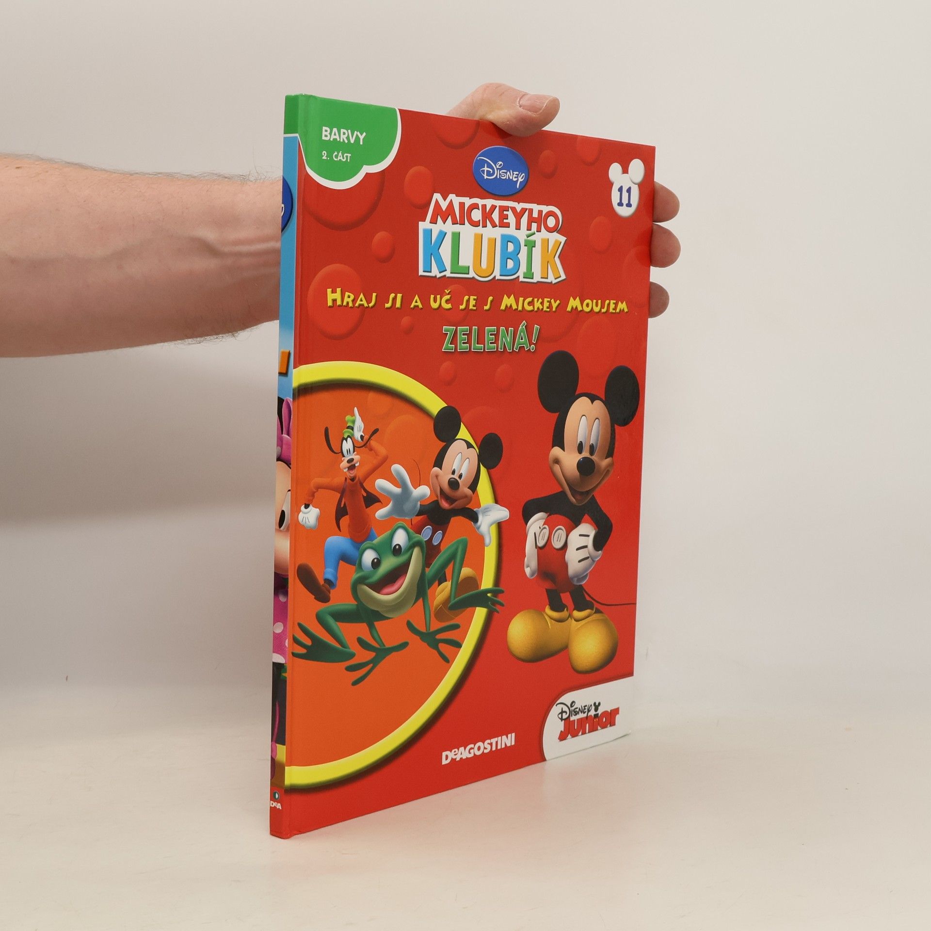 Various authors Hraj si a uč se s Mickey Mousem 11. Zelená!