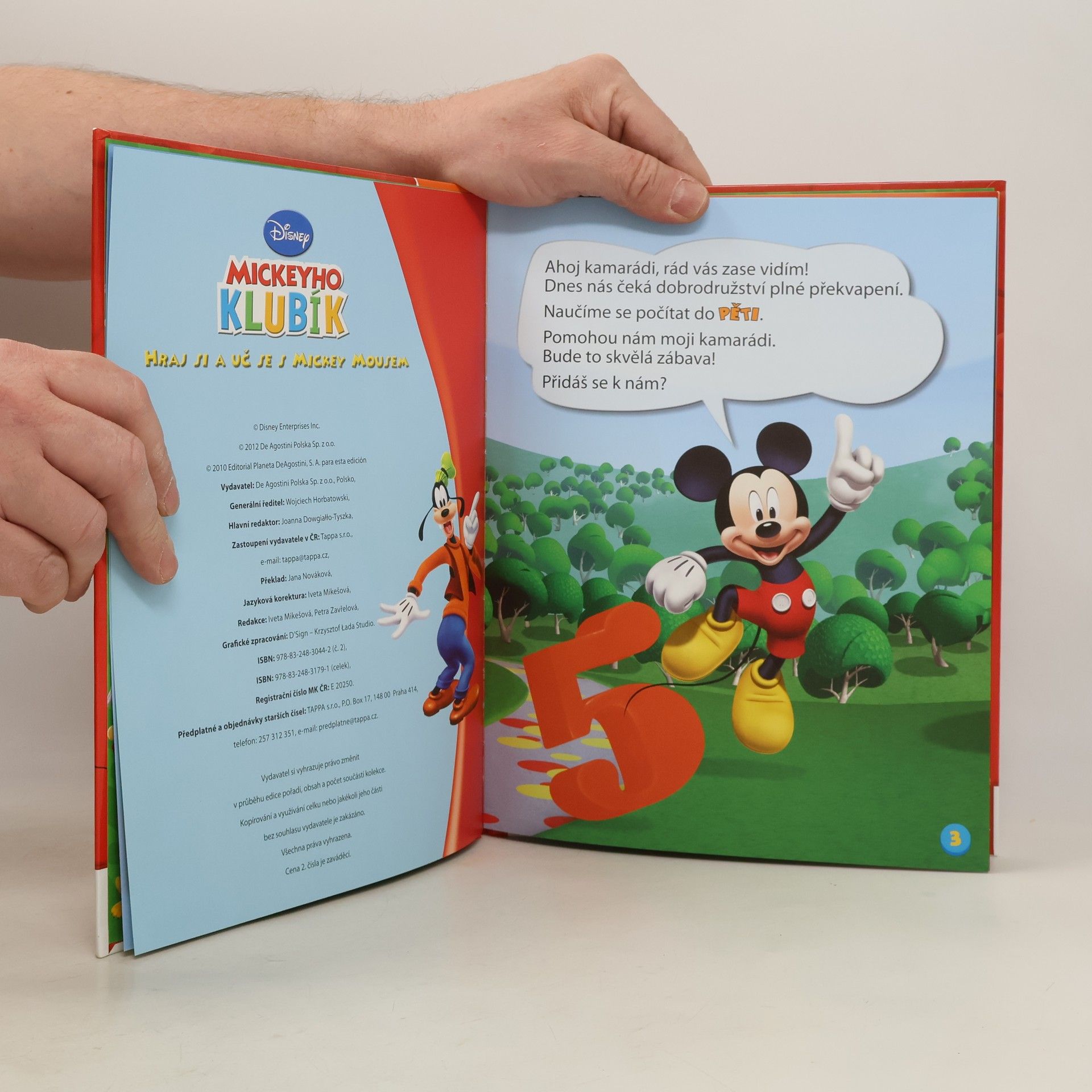 Various authors Hraj si a uč se s Mickey Mousem 2. Do pěti!