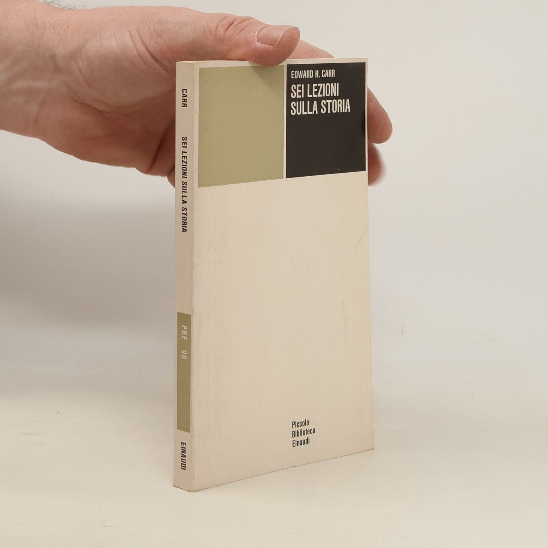 E. H. Carr Sei lezioni sulla storia