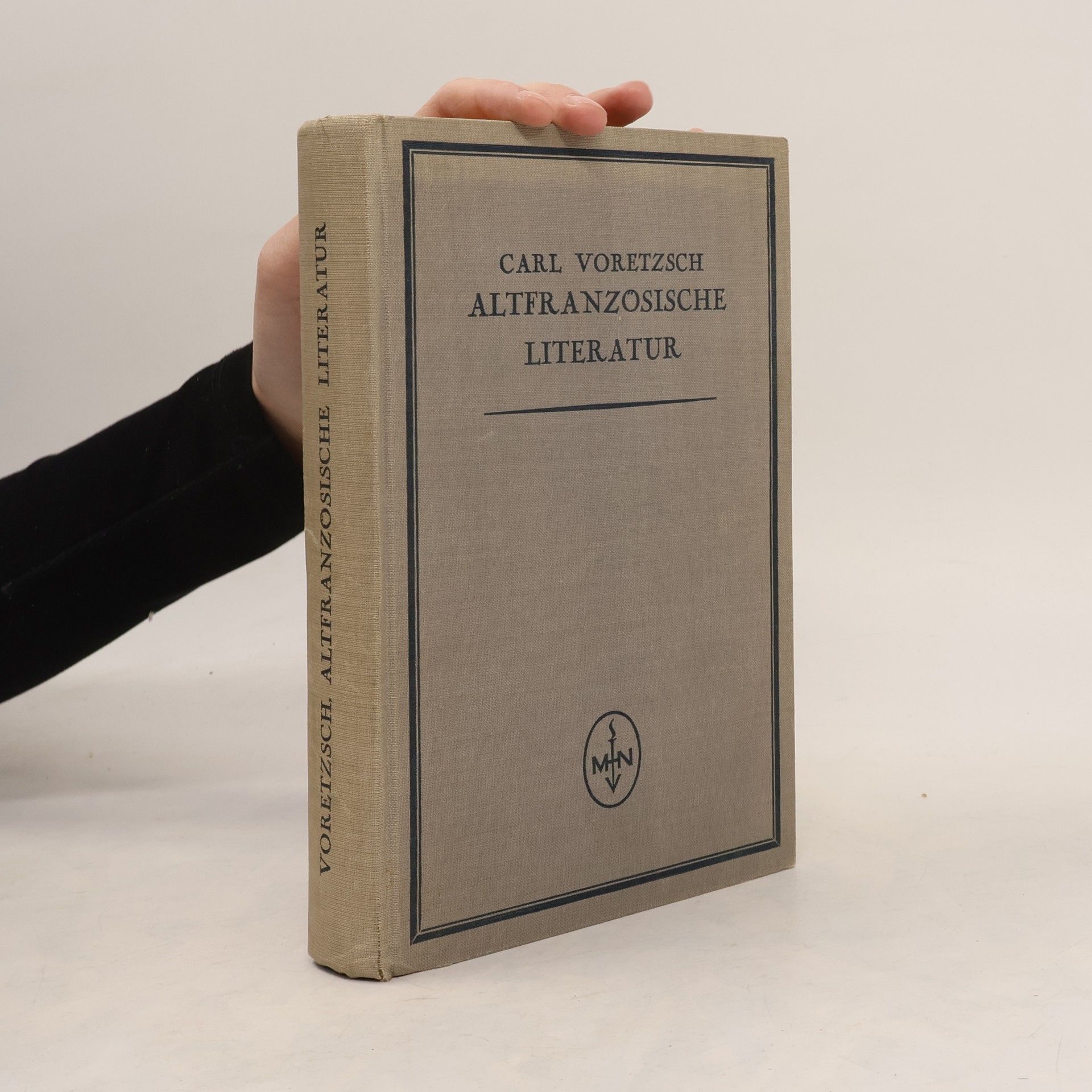 Carl Voretzsch Altfranzösische Literatur