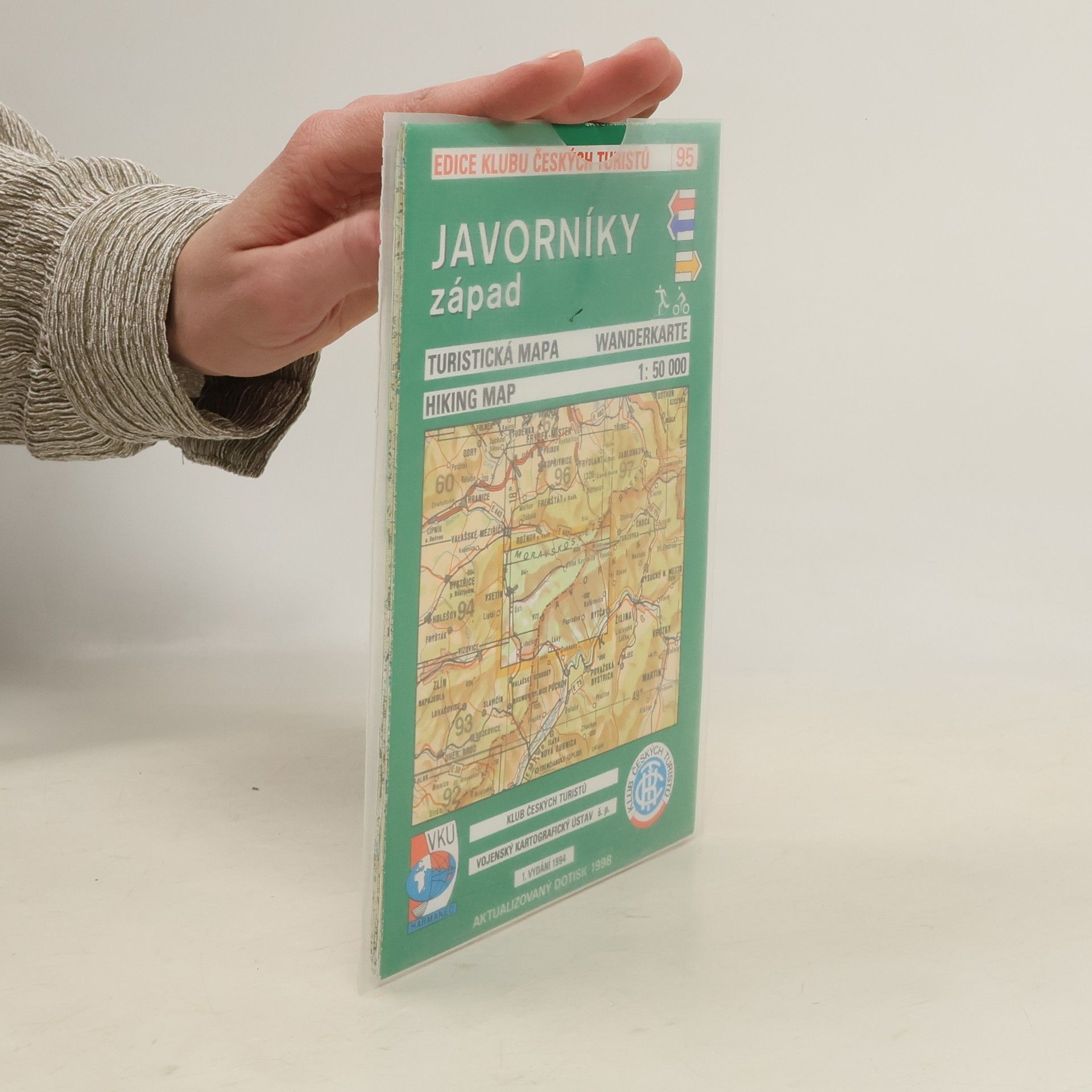 Kolektiv autorů Javorníky západ. Turistická mapa