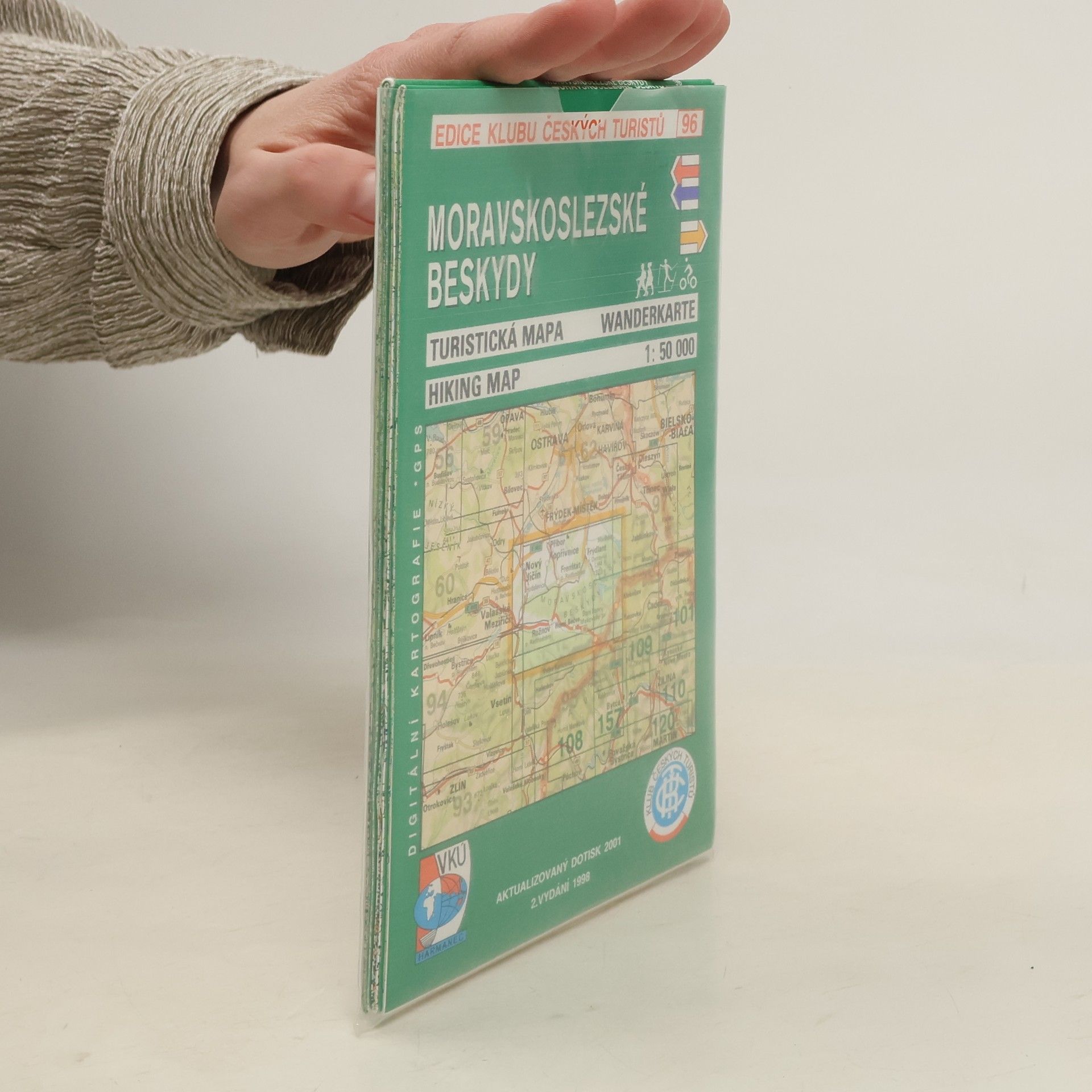 Collectif d'auteurs Moravskoslezské Beskydy : turistická mapa 1:50 000