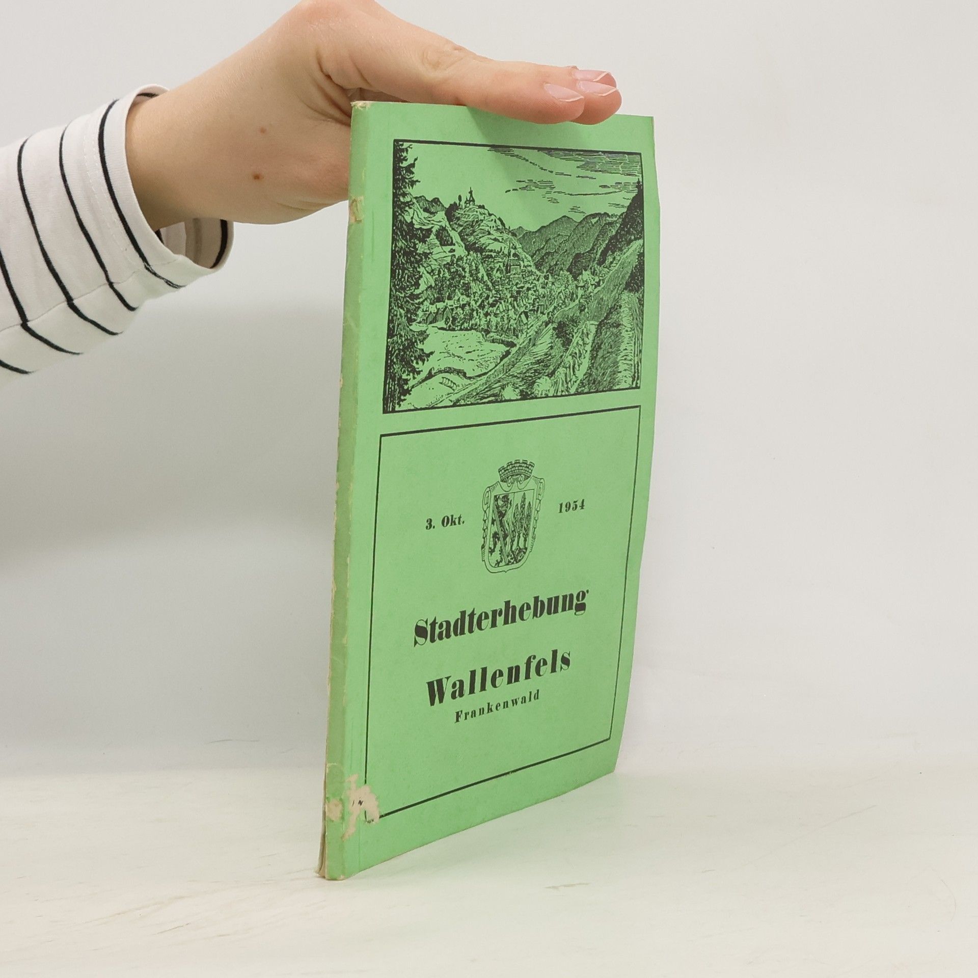 Wilhelm Hoegner Stadterhebung Wallenfels, Frankenwald