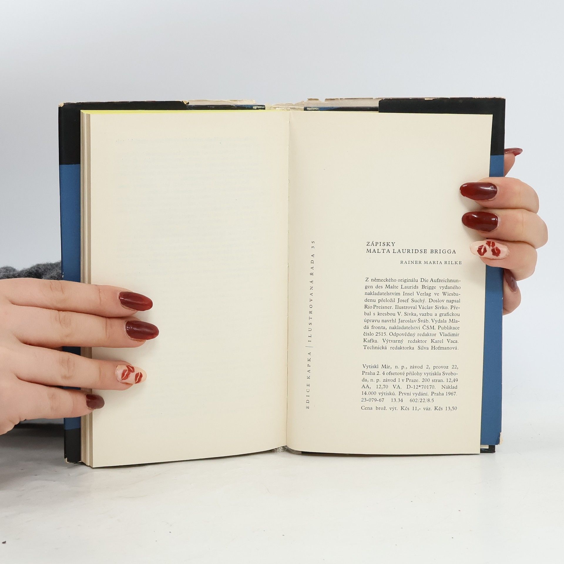 Rainer Maria Rilke Zápisky Malta Lauridse Brigga