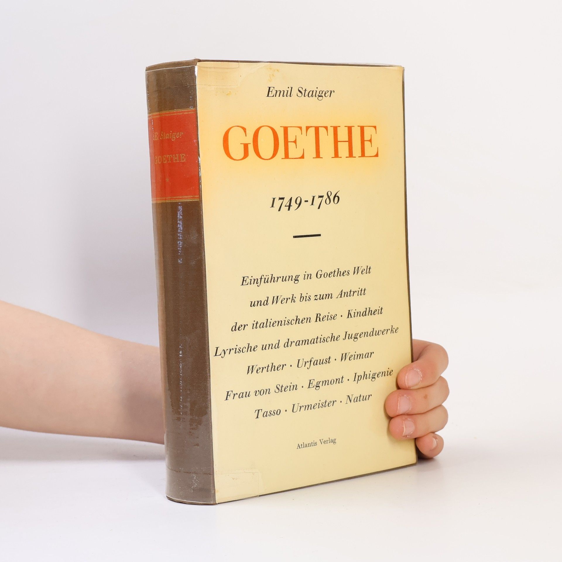 Emil Staiger Goethe 1749-1786