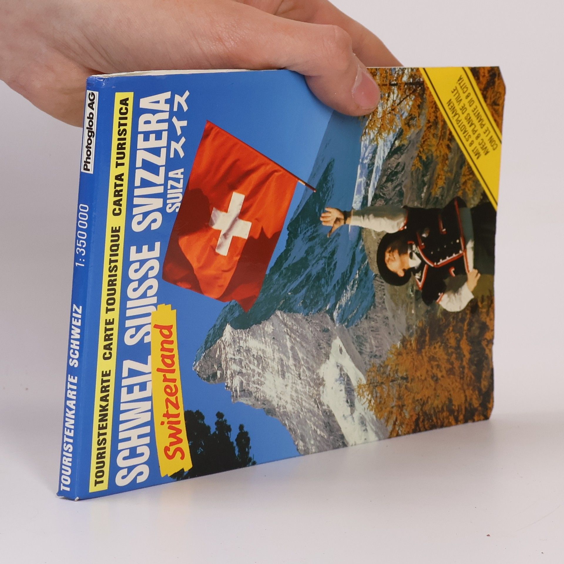 Kolektiv autorů Touristenkarte Schweiz 1:350 000