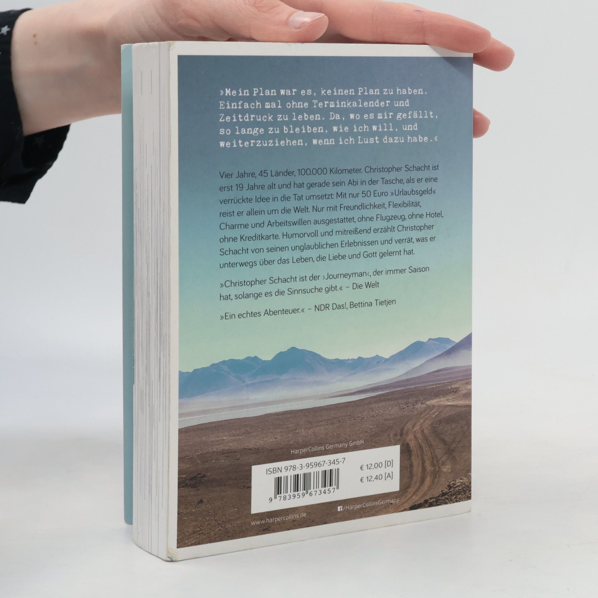 Christopher Schacht Mit 50 Euro um die Welt