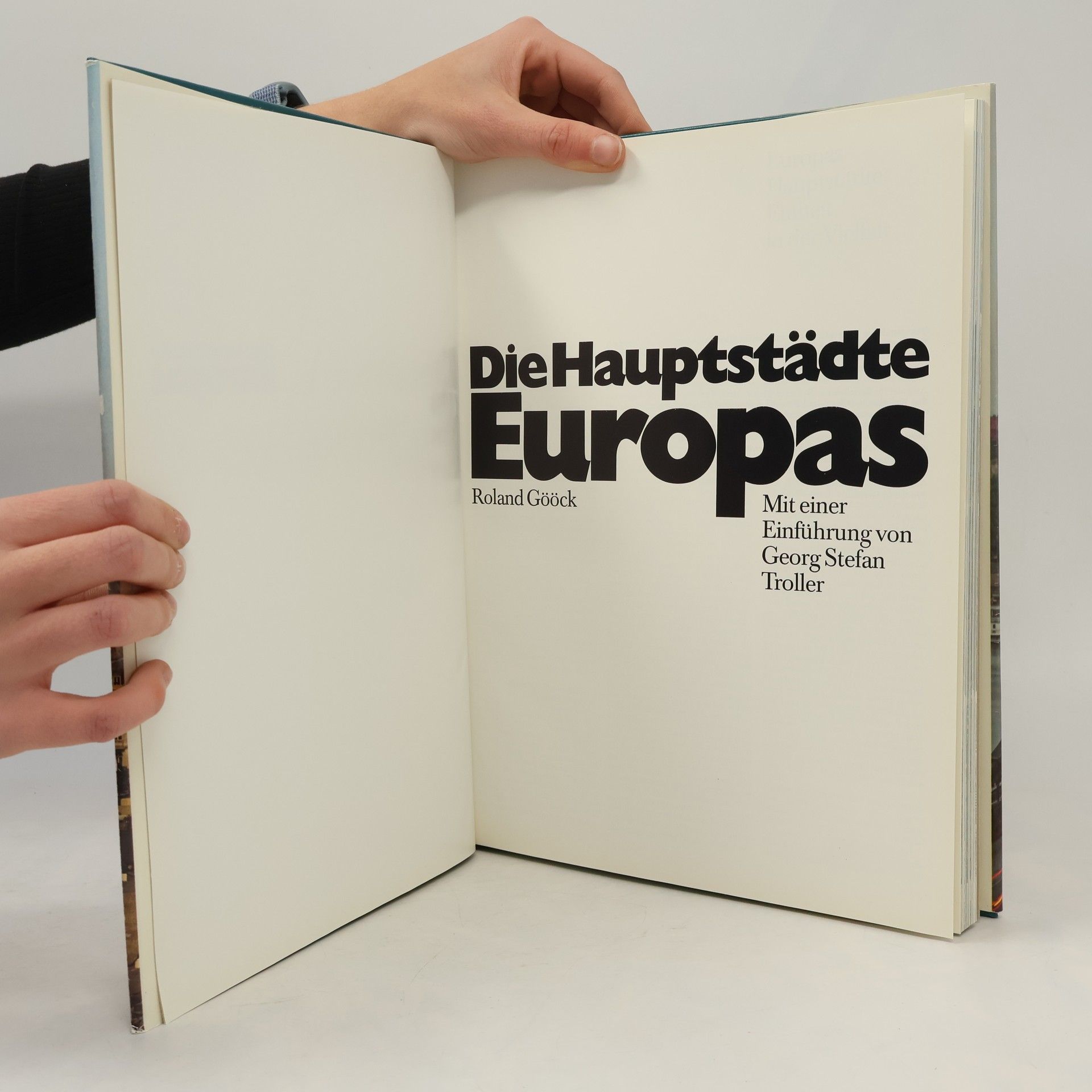 Roland Gööck Die Hauptstädte Europas
