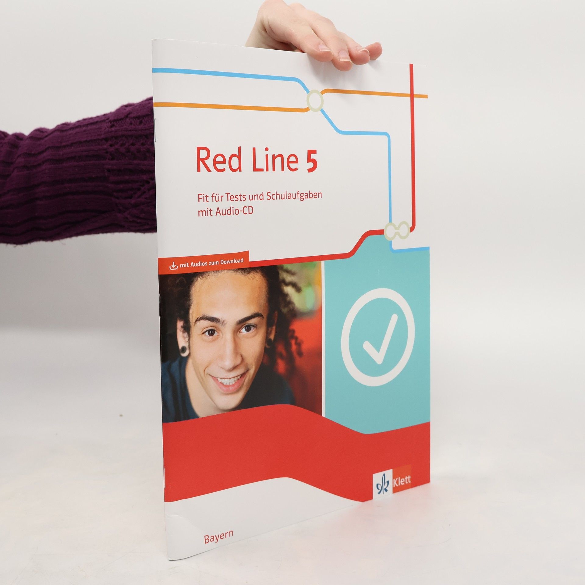 Kolektív autorov Red Line 5. Fit Für Tests und Schulaufgaben Mit Audio-CD Klasse 9. Ausgabe Bayern