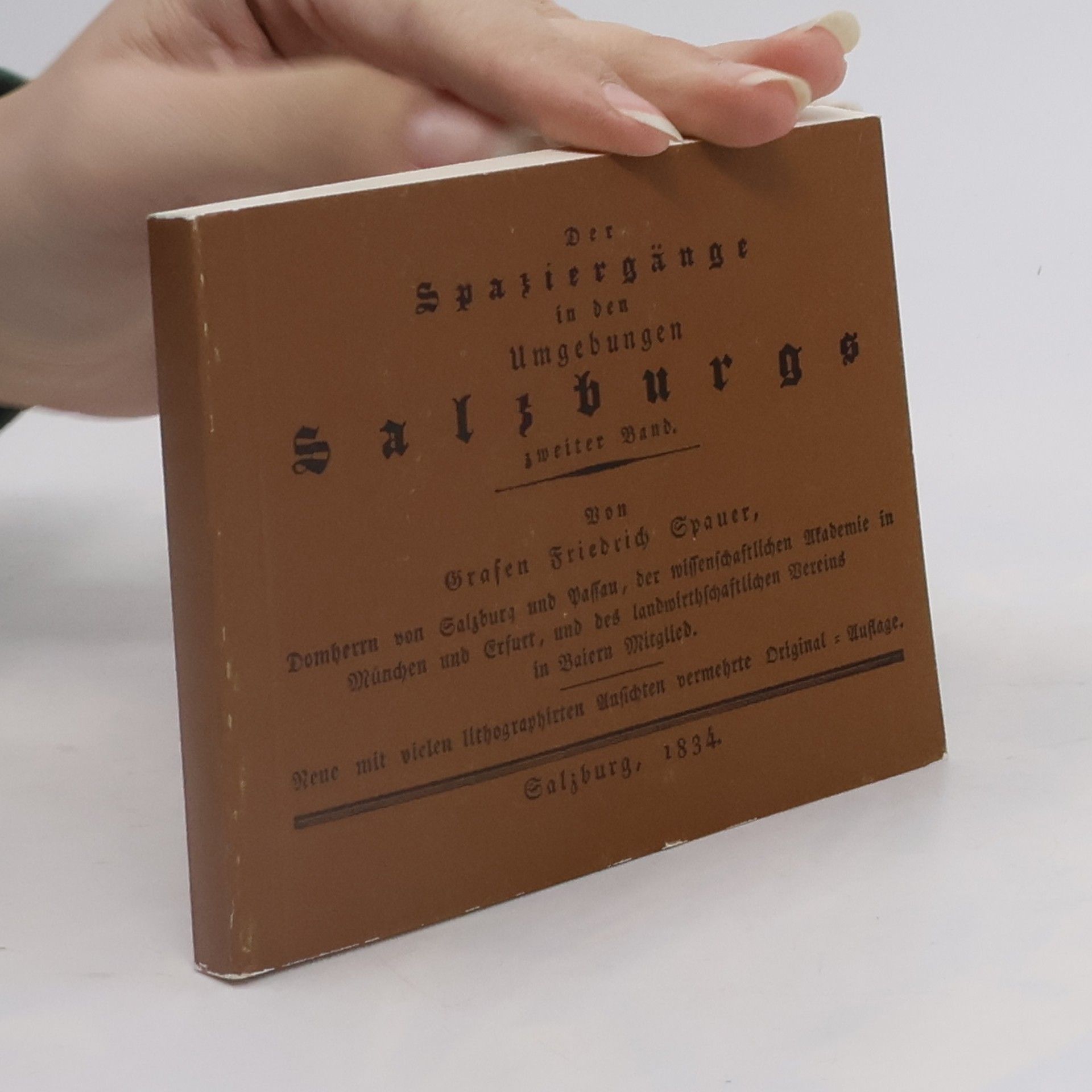 Friedrich Spauer Spaziergänge in den Umgebungen Salzburgs II.