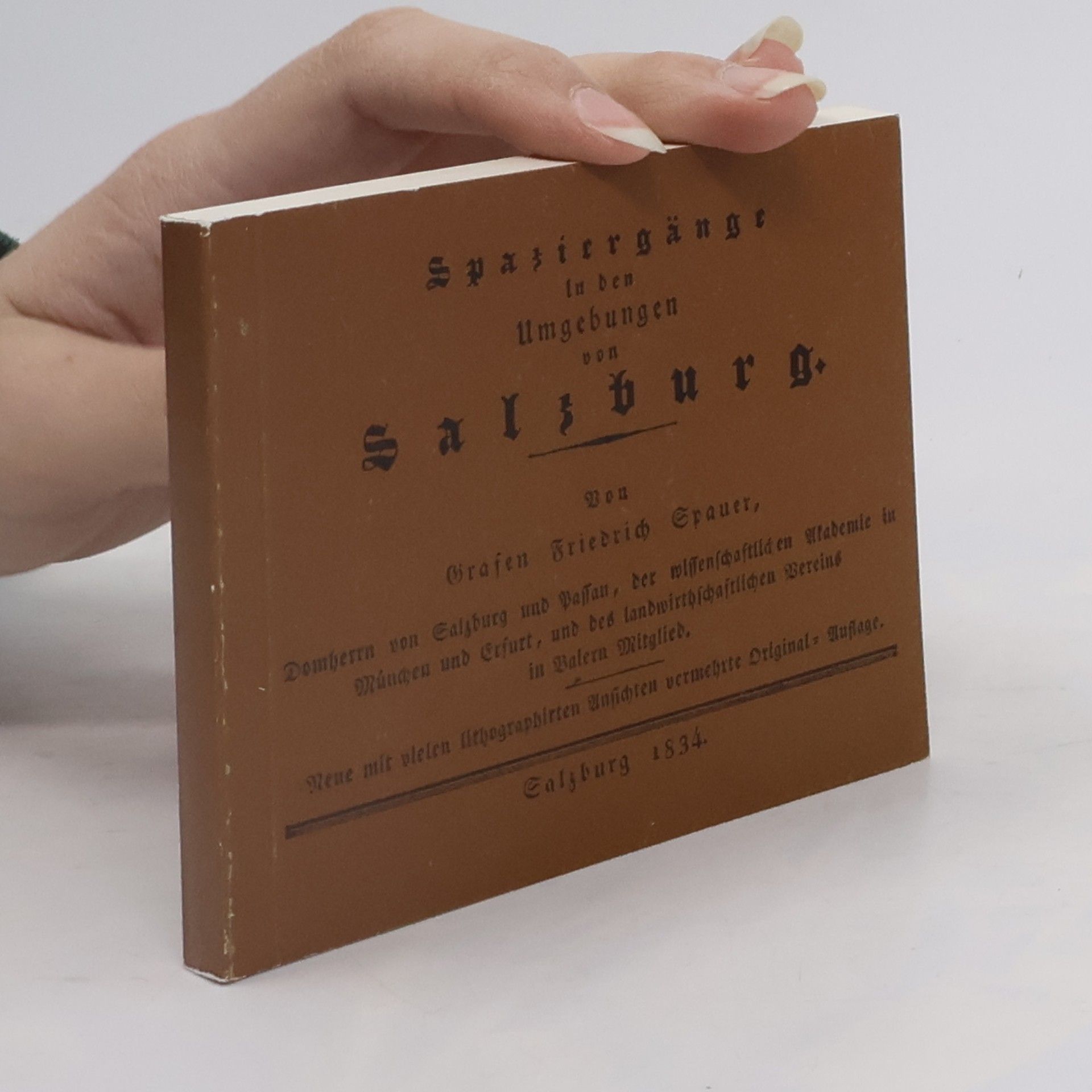 Friedrich Spauer Spaziergänge in den Umgebungen von Salzburg