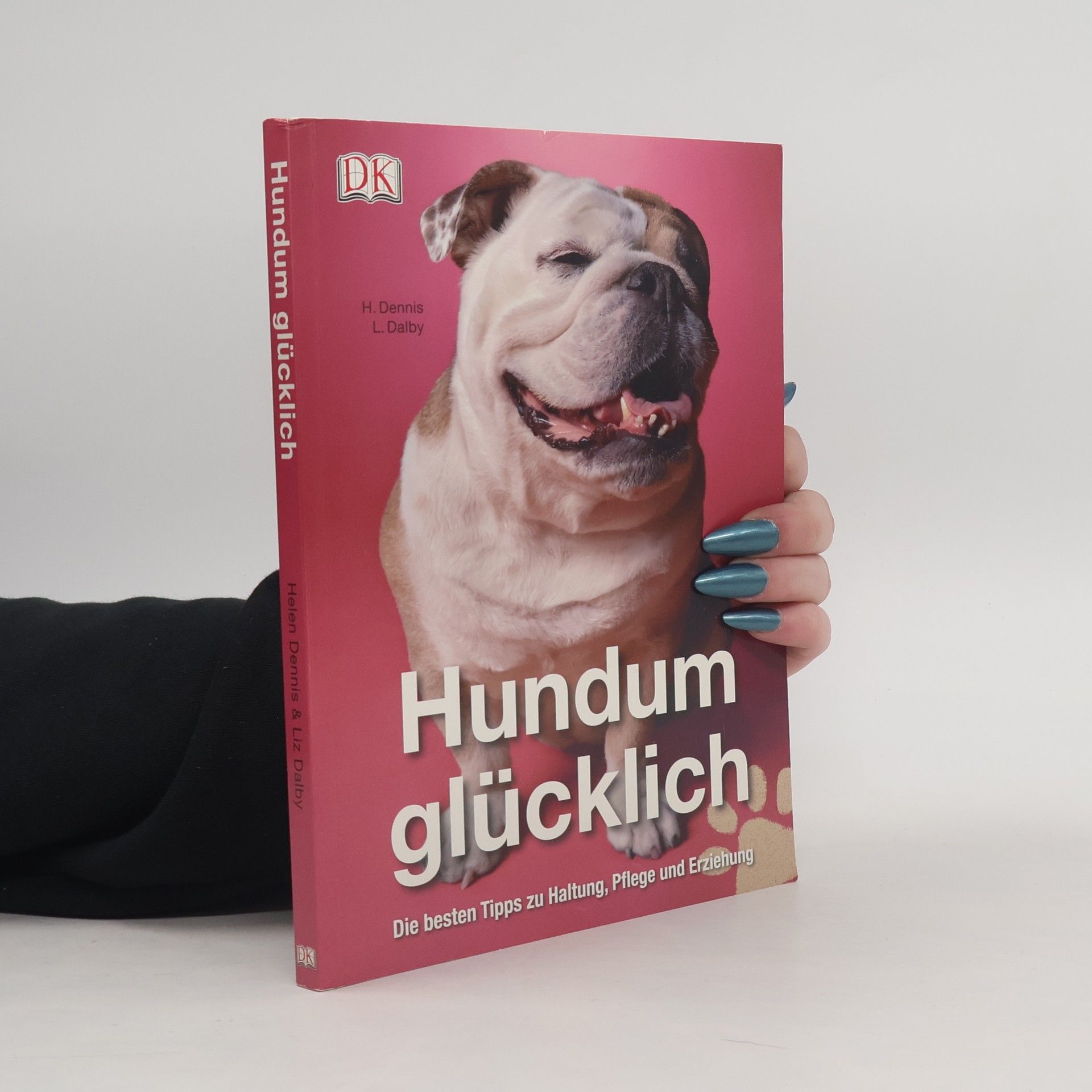 Helen Dennis Hundum glücklich