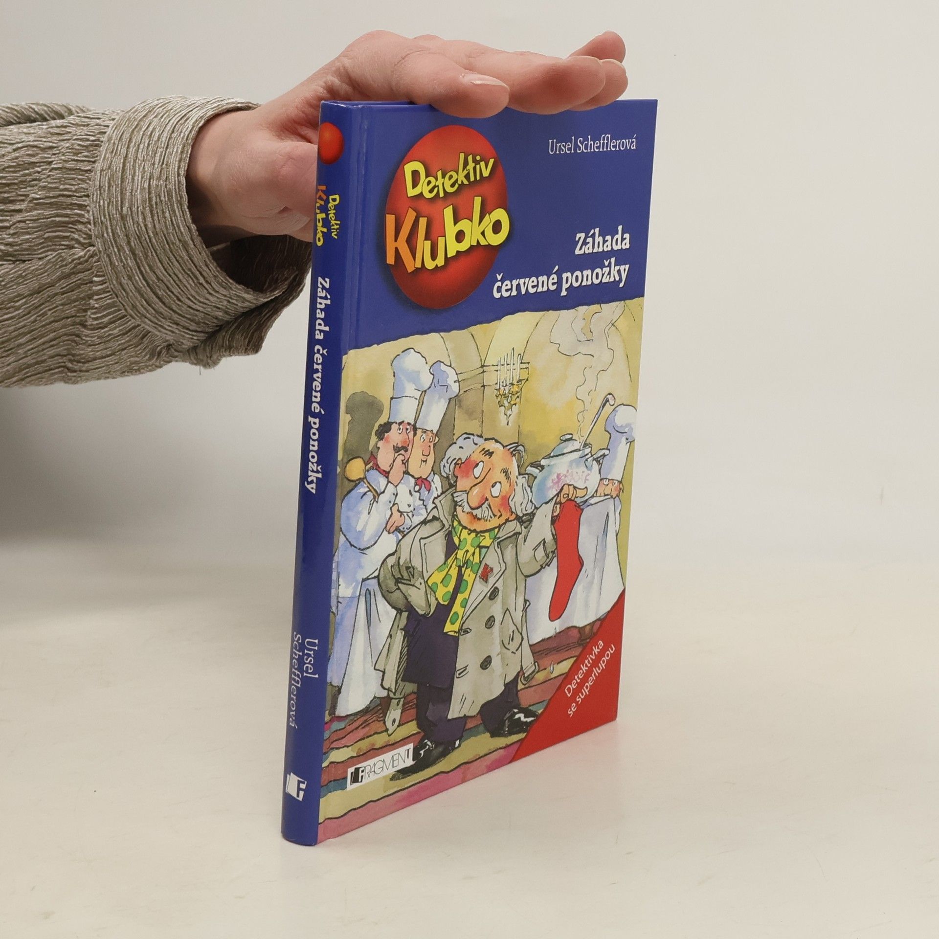 Ursel Scheffler Detektiv Klubko. Záhada červené ponožky (s lupou)