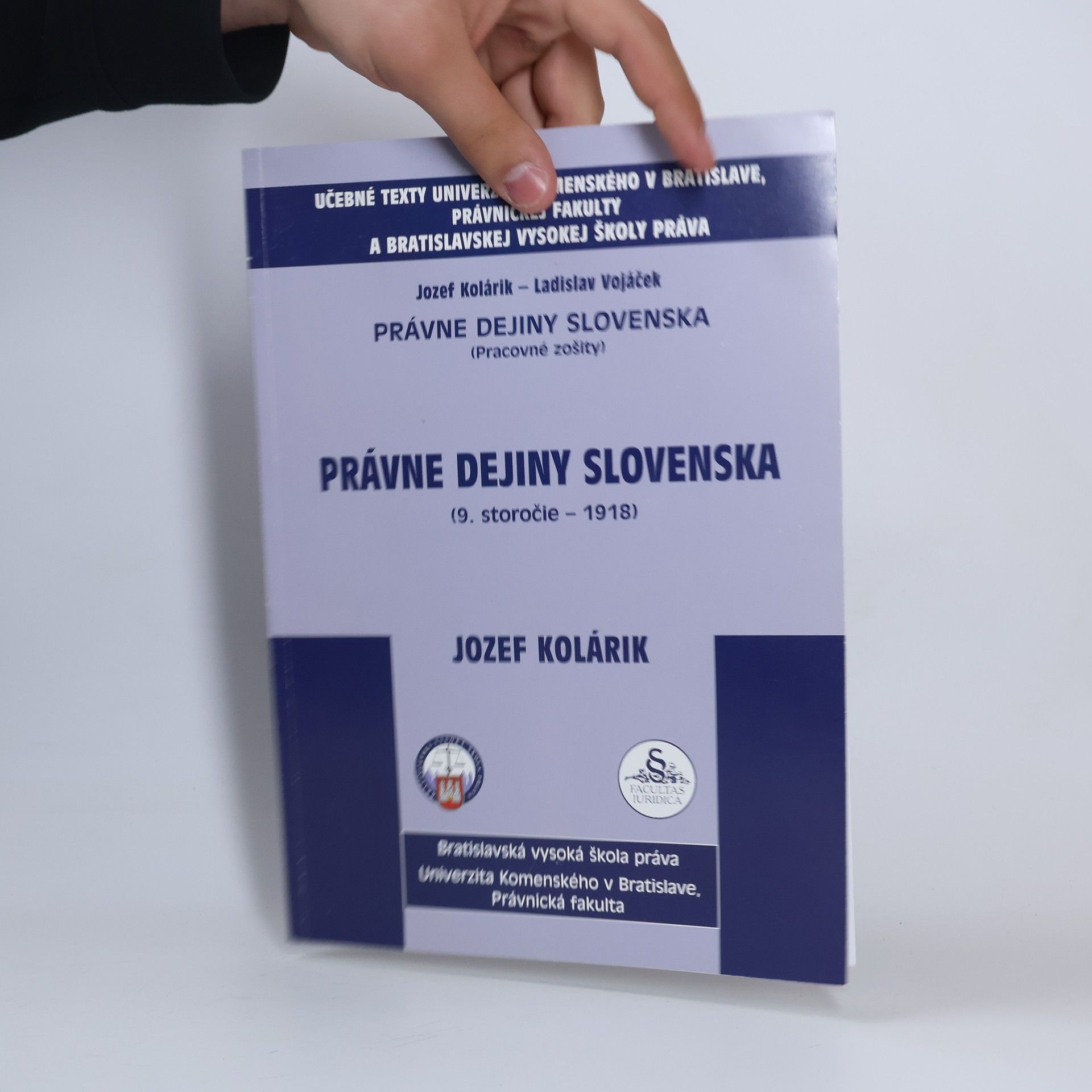 Jozef Kolárik Právne dejiny Slovenska