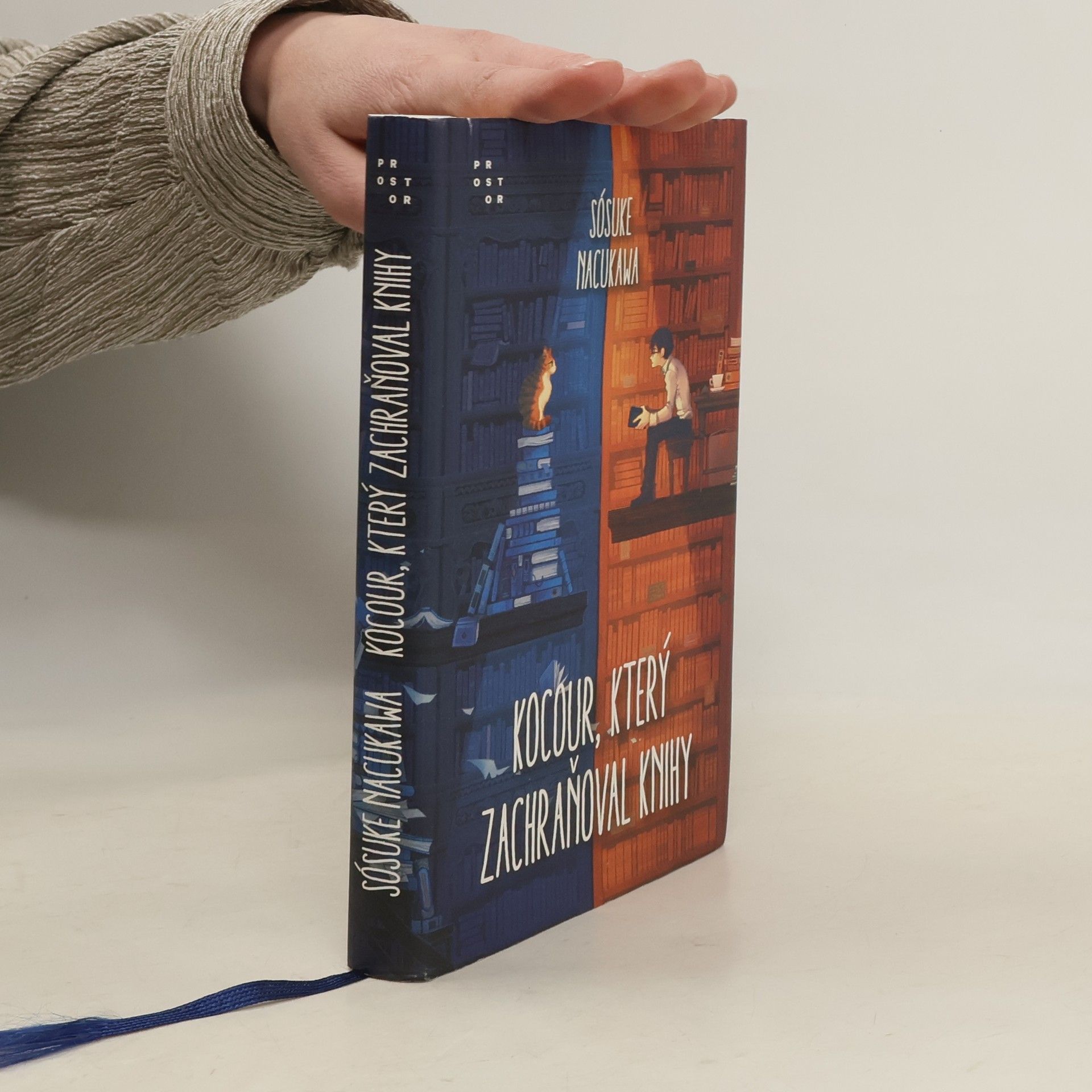 Sōsuke Natsukawa Kocour, který zachraňoval knihy