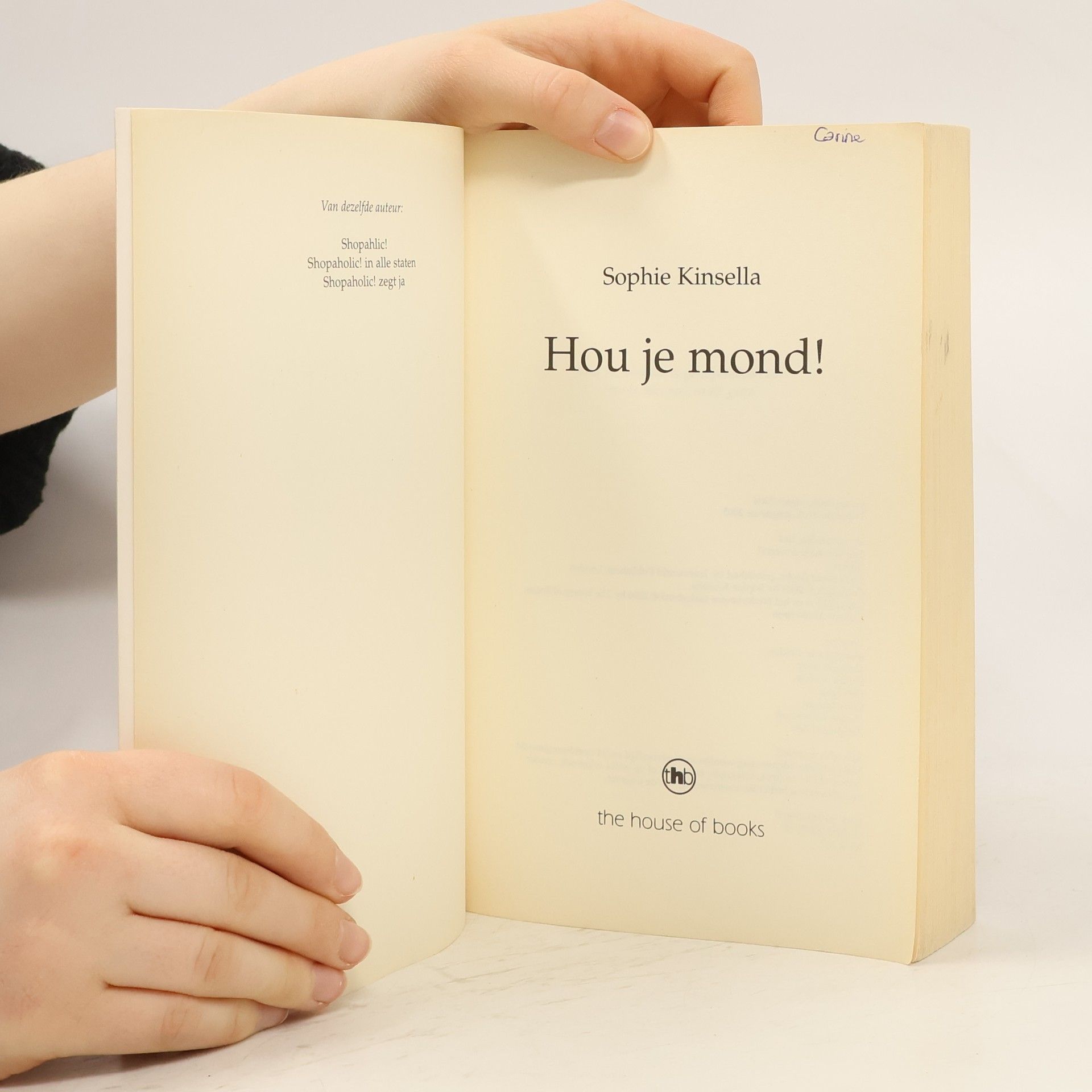 Sophie Kinsella Hou je mond!