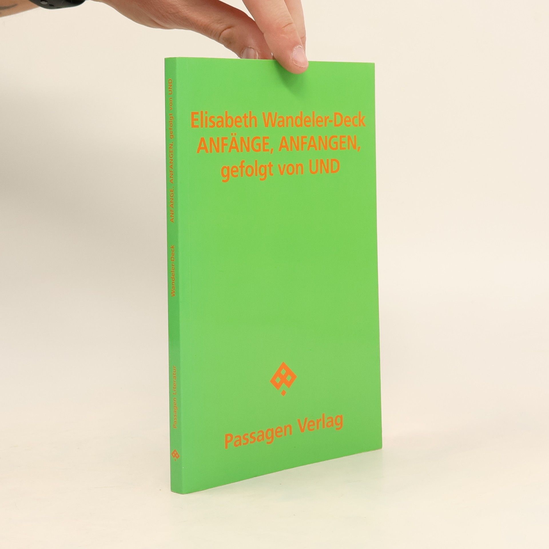 Elisabeth Wandeler-Deck Anfänge, anfangen, gefolgt von und