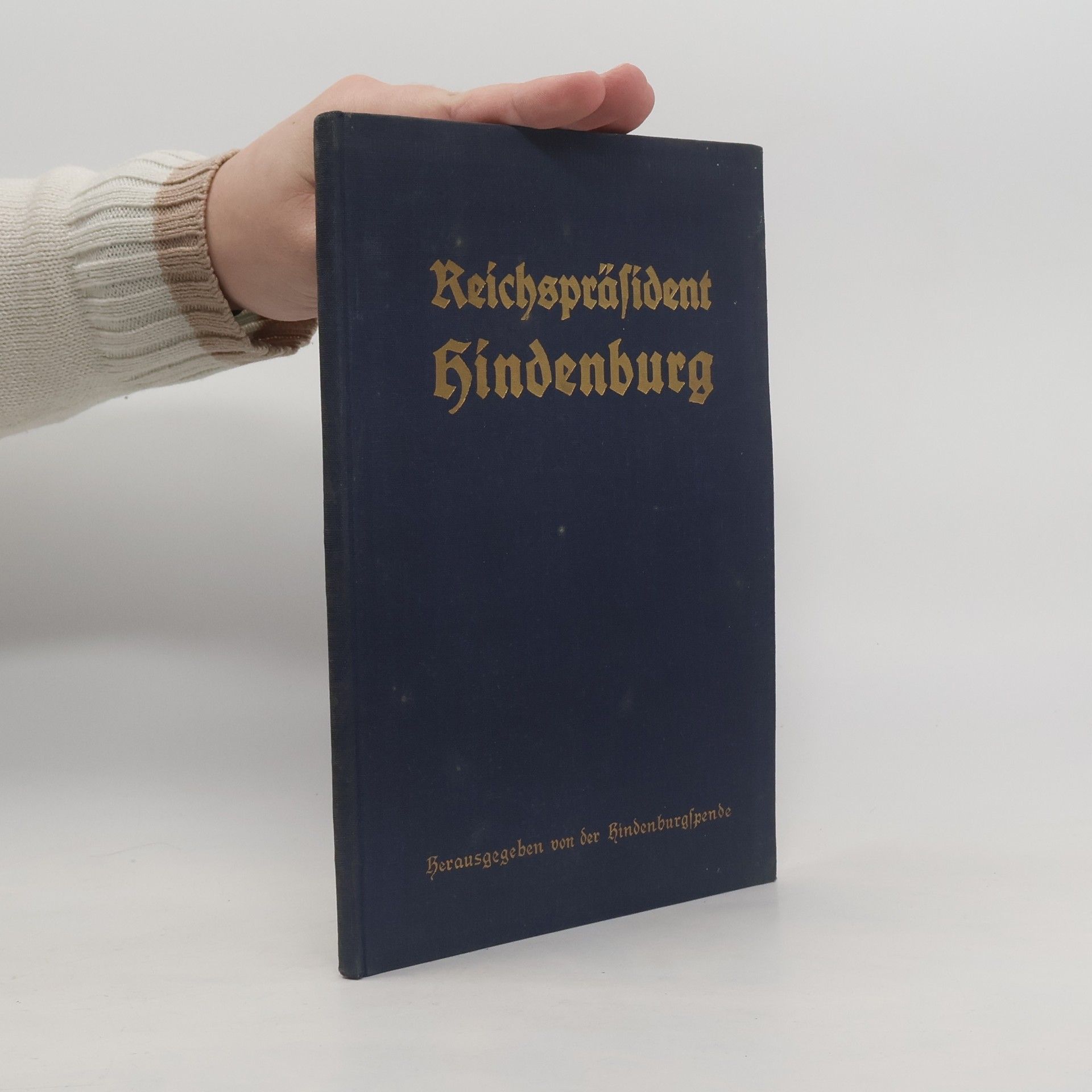 Paul von Hindenburg Reichspräsident Hindenburg