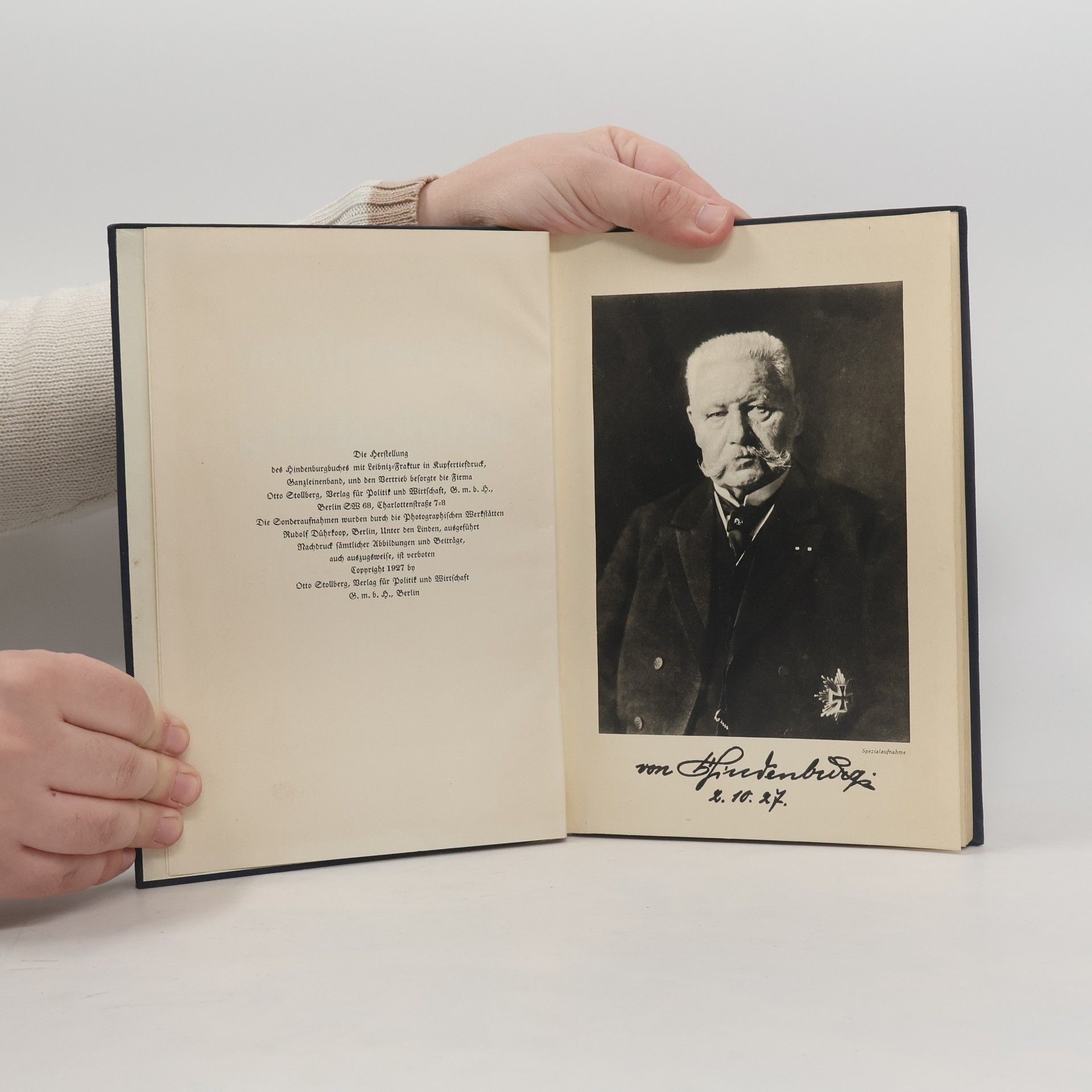 Paul von Hindenburg Reichspräsident Hindenburg
