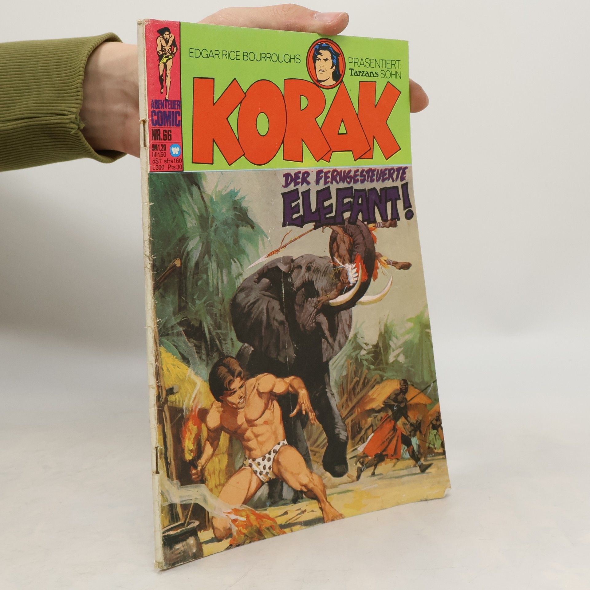 Edgar Rice Burroughs Korak 66. Der ferngesteuerte Elefant!