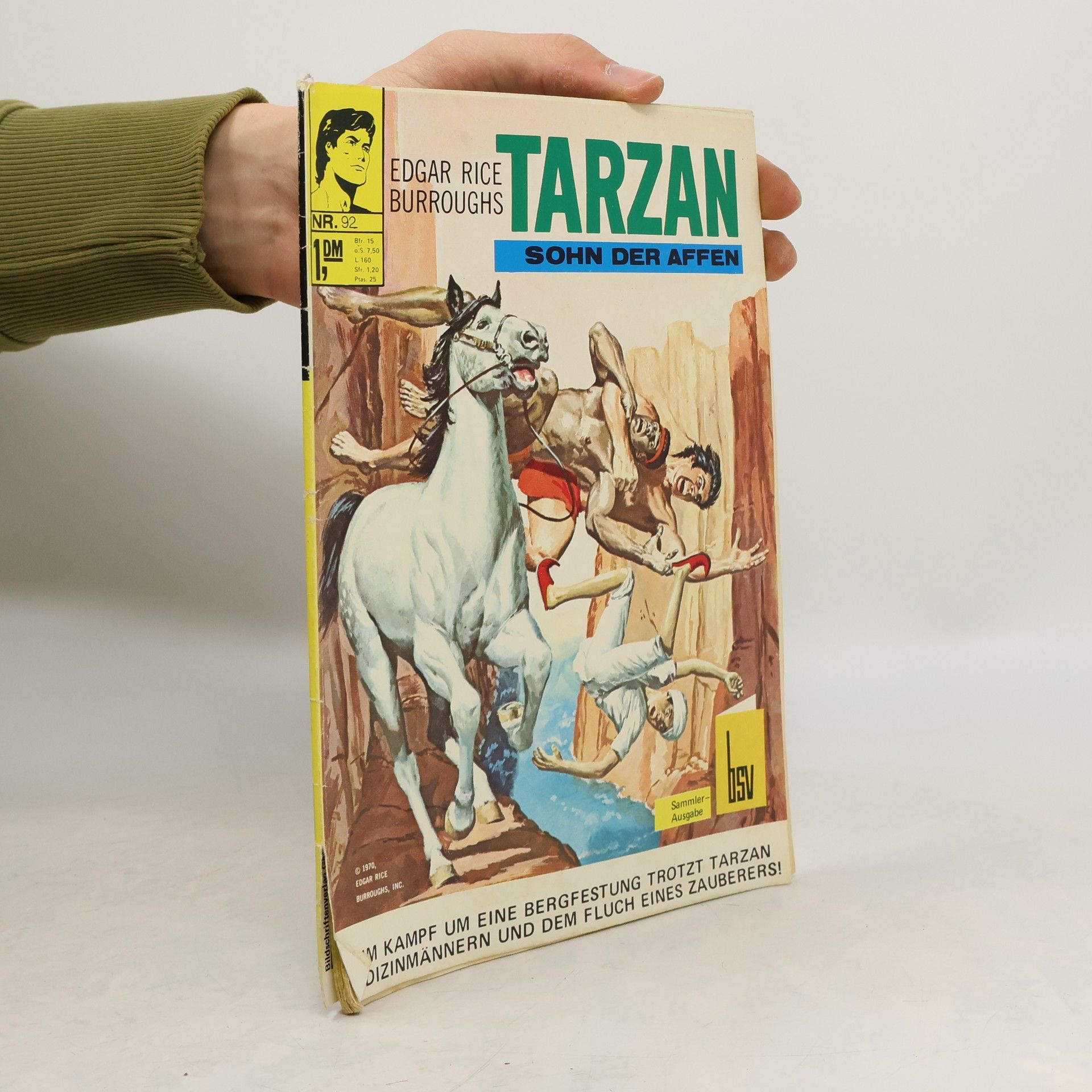 Edgar Rice Burroughs Tarzan Sohn der Affen. Nr. 92